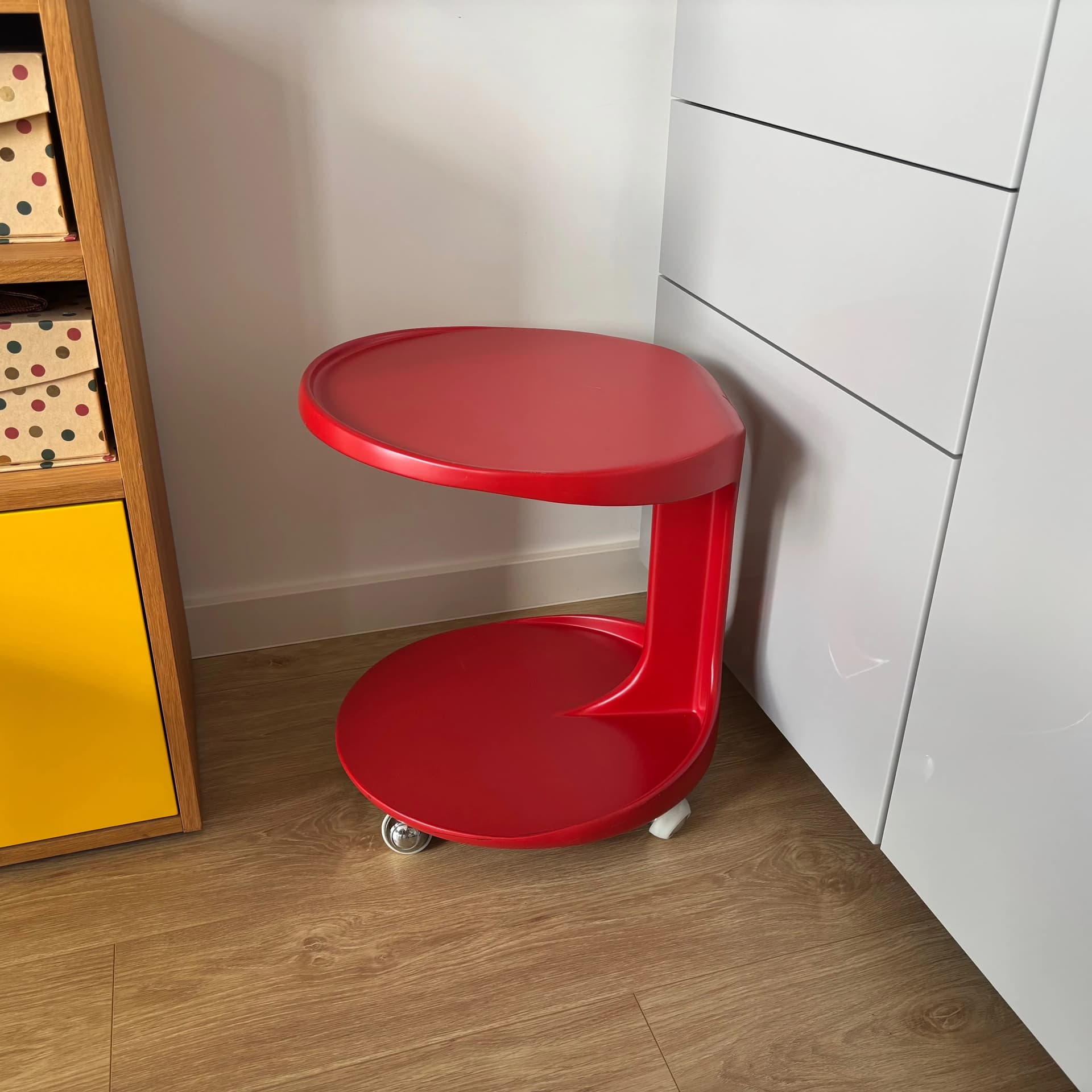 Coffee Table Space Age, red, Germany, 1970s - 82241