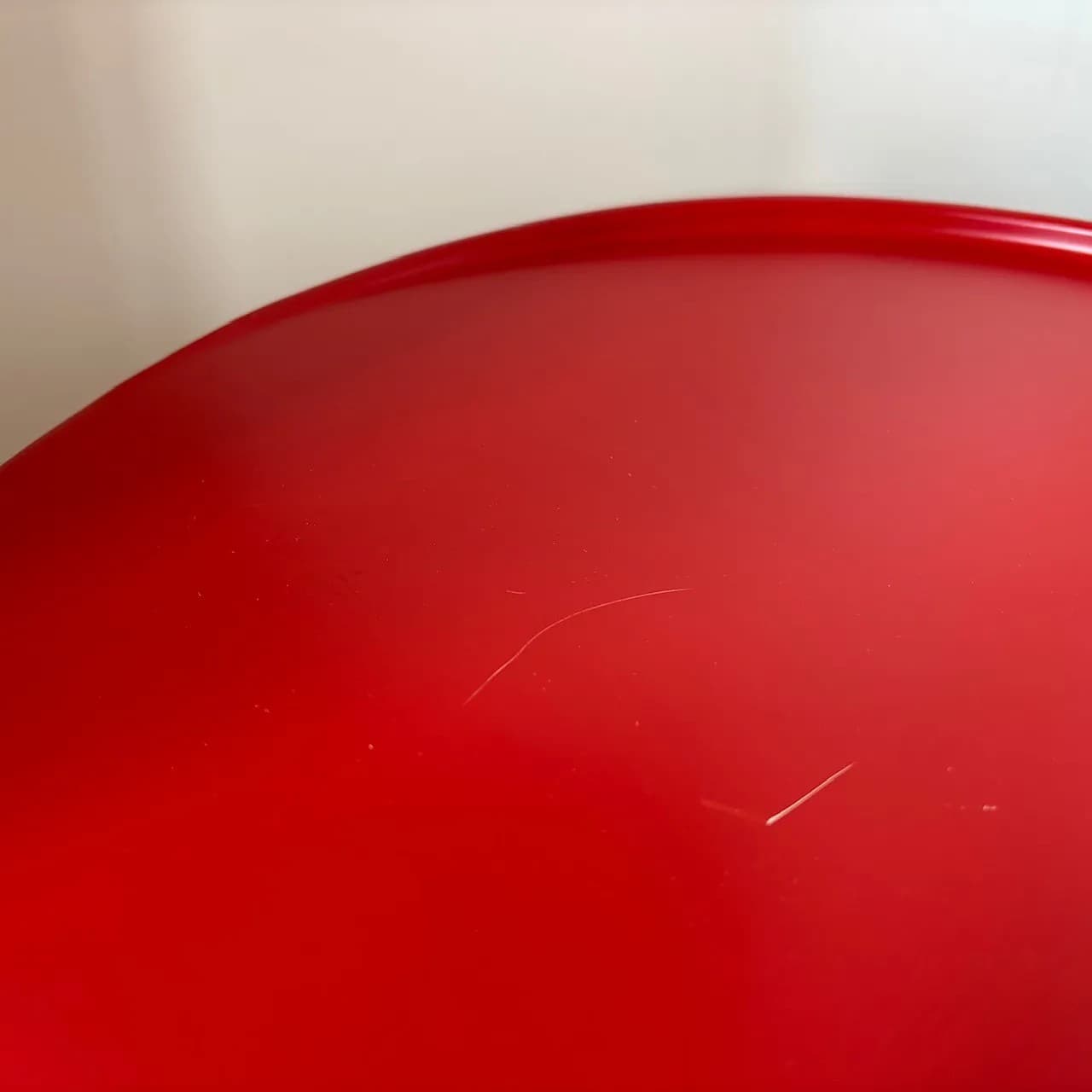 Coffee Table Space Age, red, Germany, 1970s - 82244