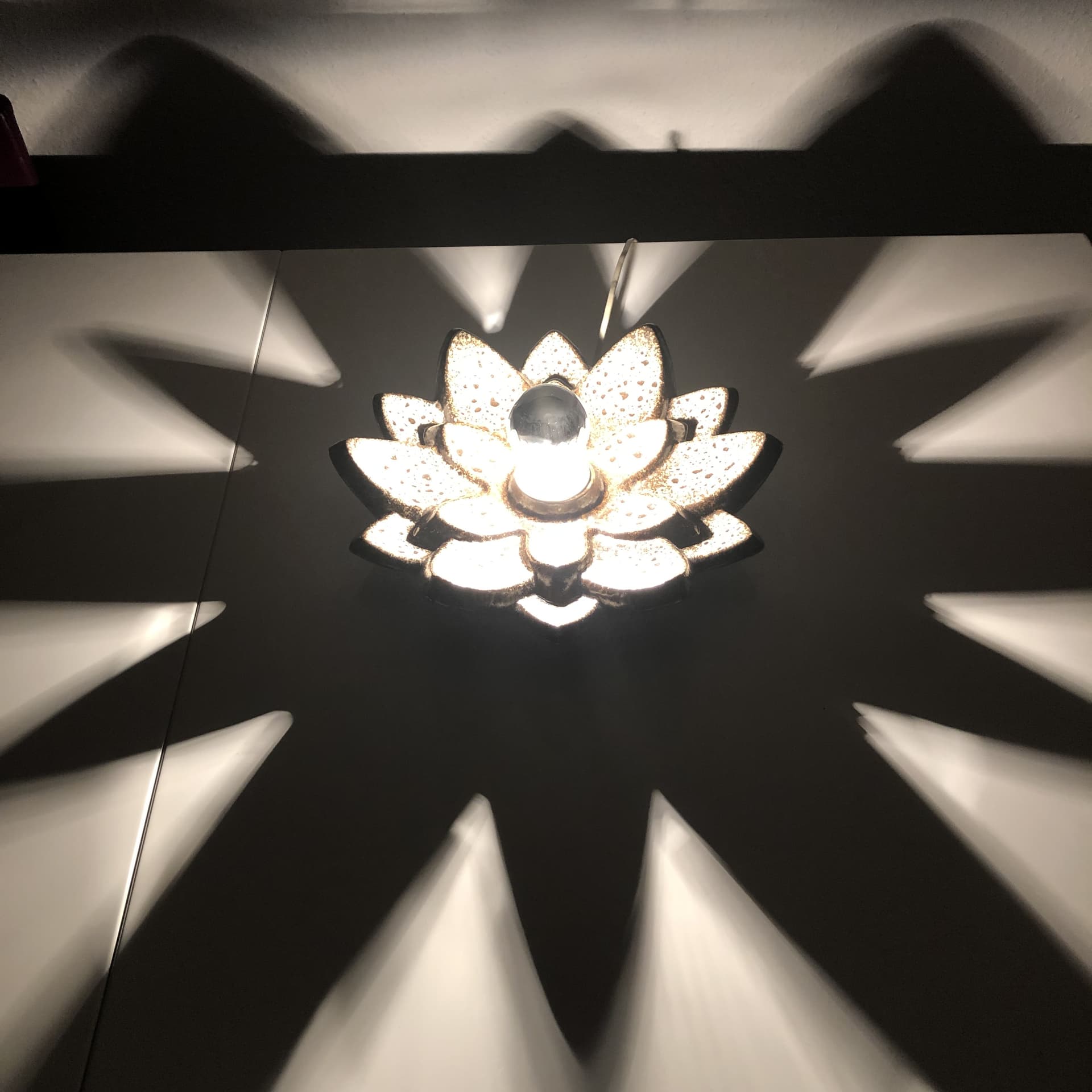 Ciemnobrązowe ceramiczne kinkiety ścienne PAN, Niemcy, lata 70. - 82305