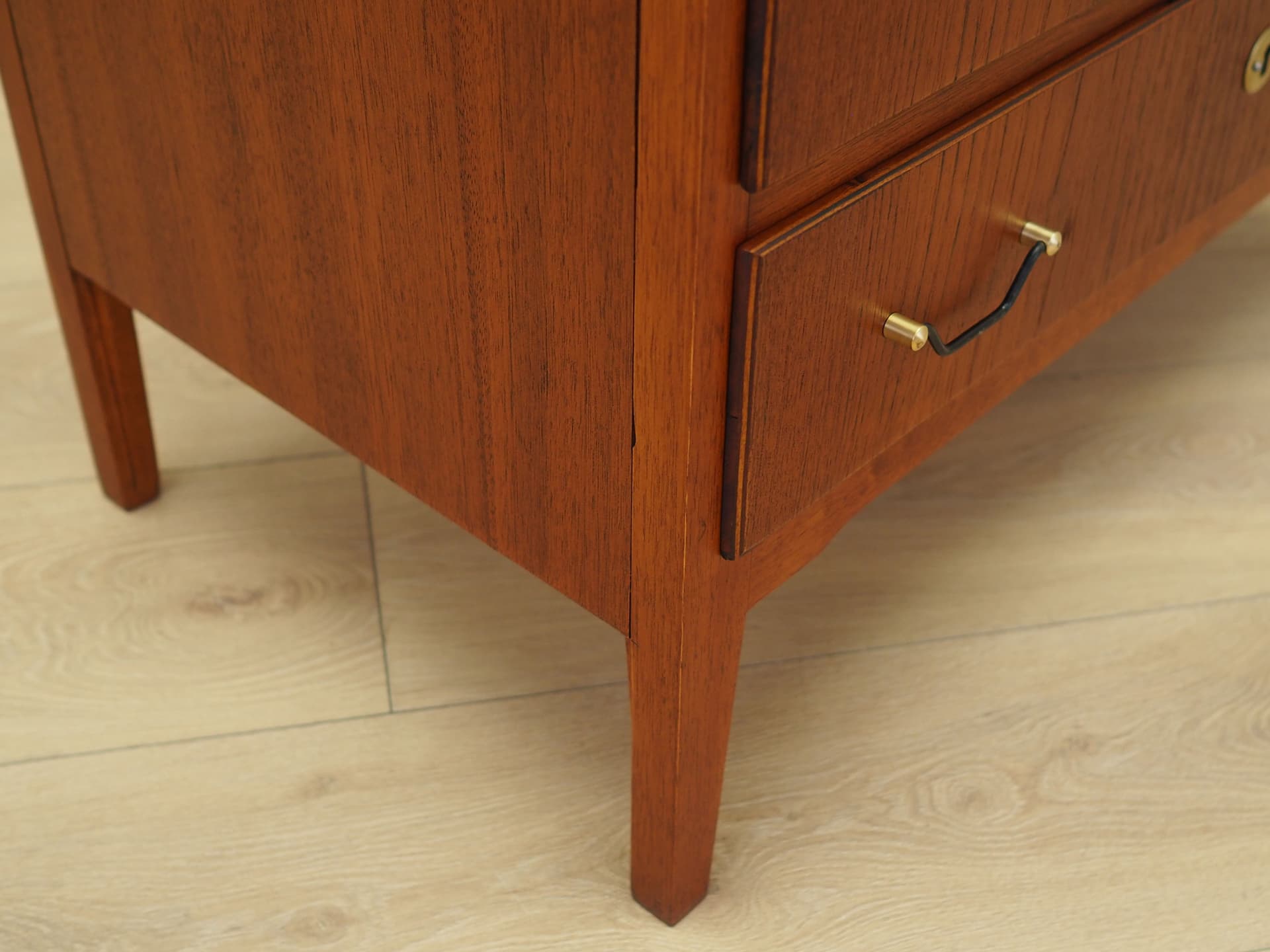 Komoda, tek jasnobrązowy, Dania, lata 70. - 82392