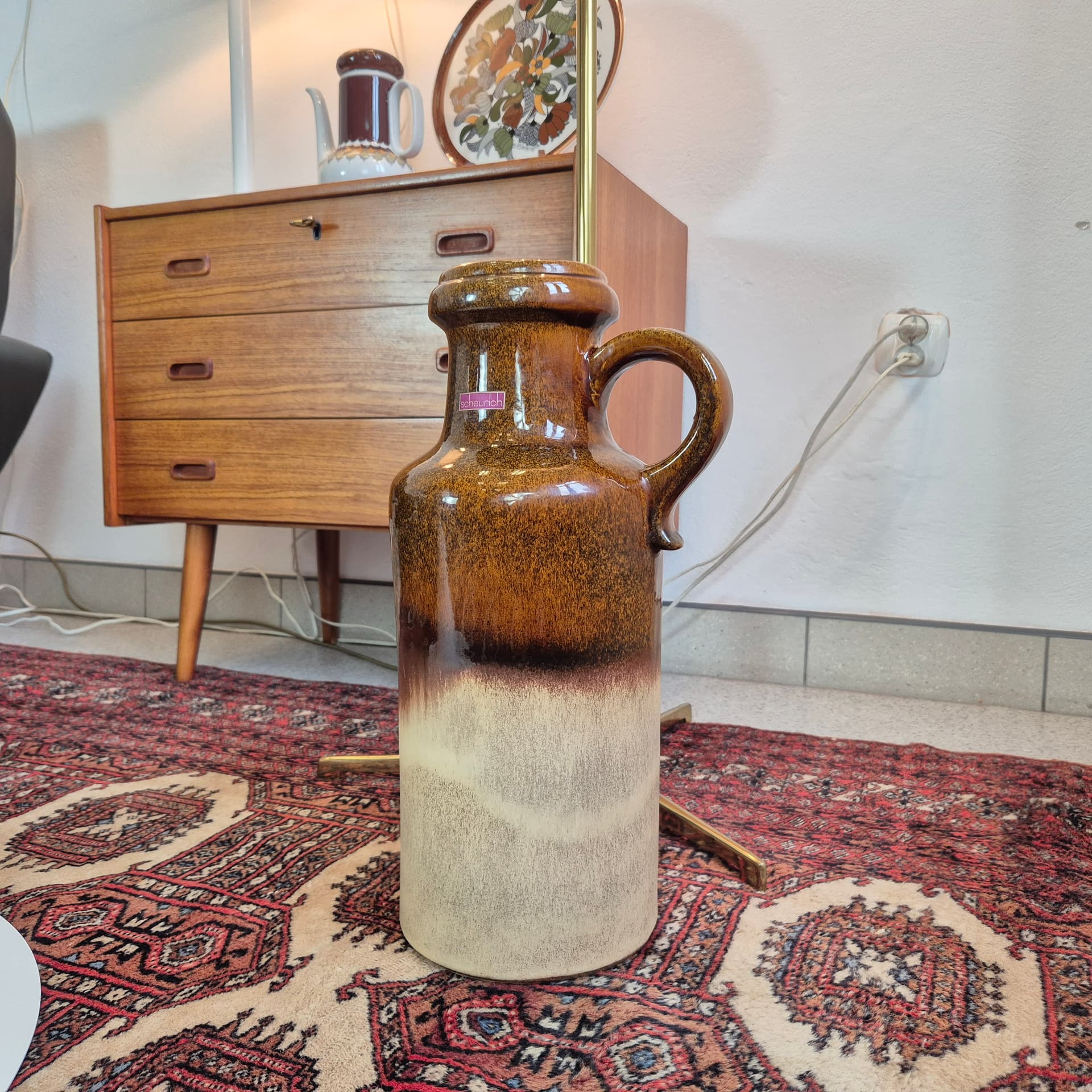 Ceramiczny wazon podłogowy firmy Scheurich, lata 60 - 82478