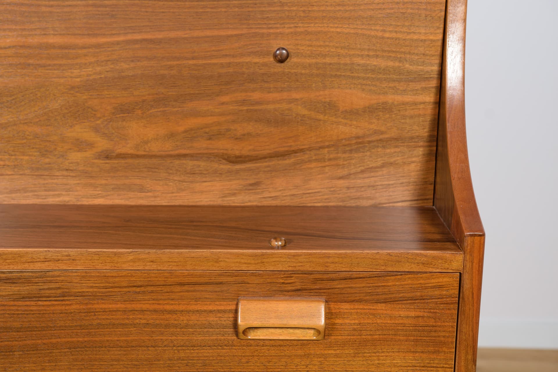 Sekretarzyk, proj. B. Mogensen, Søborg Møbelfabrik, Dania, lata 60. - 82693