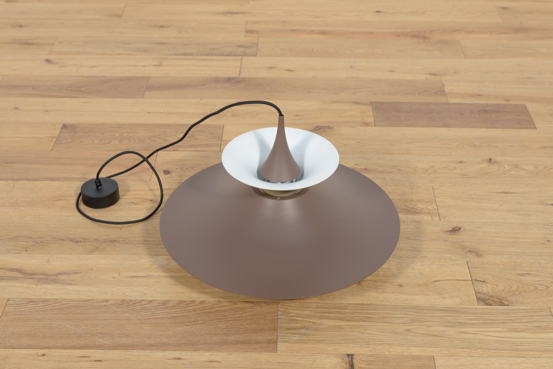 Lampa wisząca Radius, proj. E. Balslev, Fog & Mørup, Dania, lata 70. - 82843