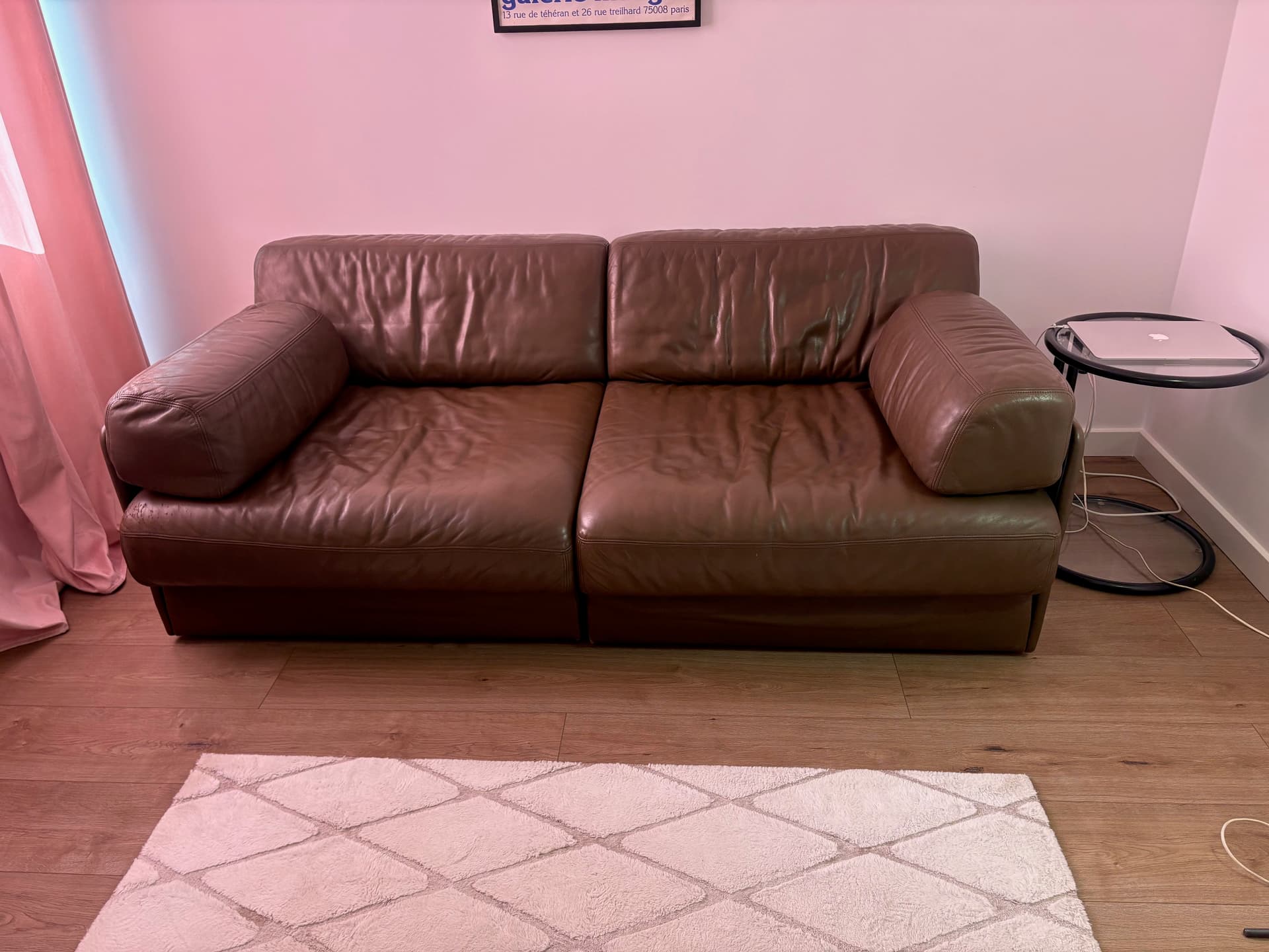Sofa modułowa DS-76, skóra brązowa, de Sede, Szwajcaria, lata 70. - 82940