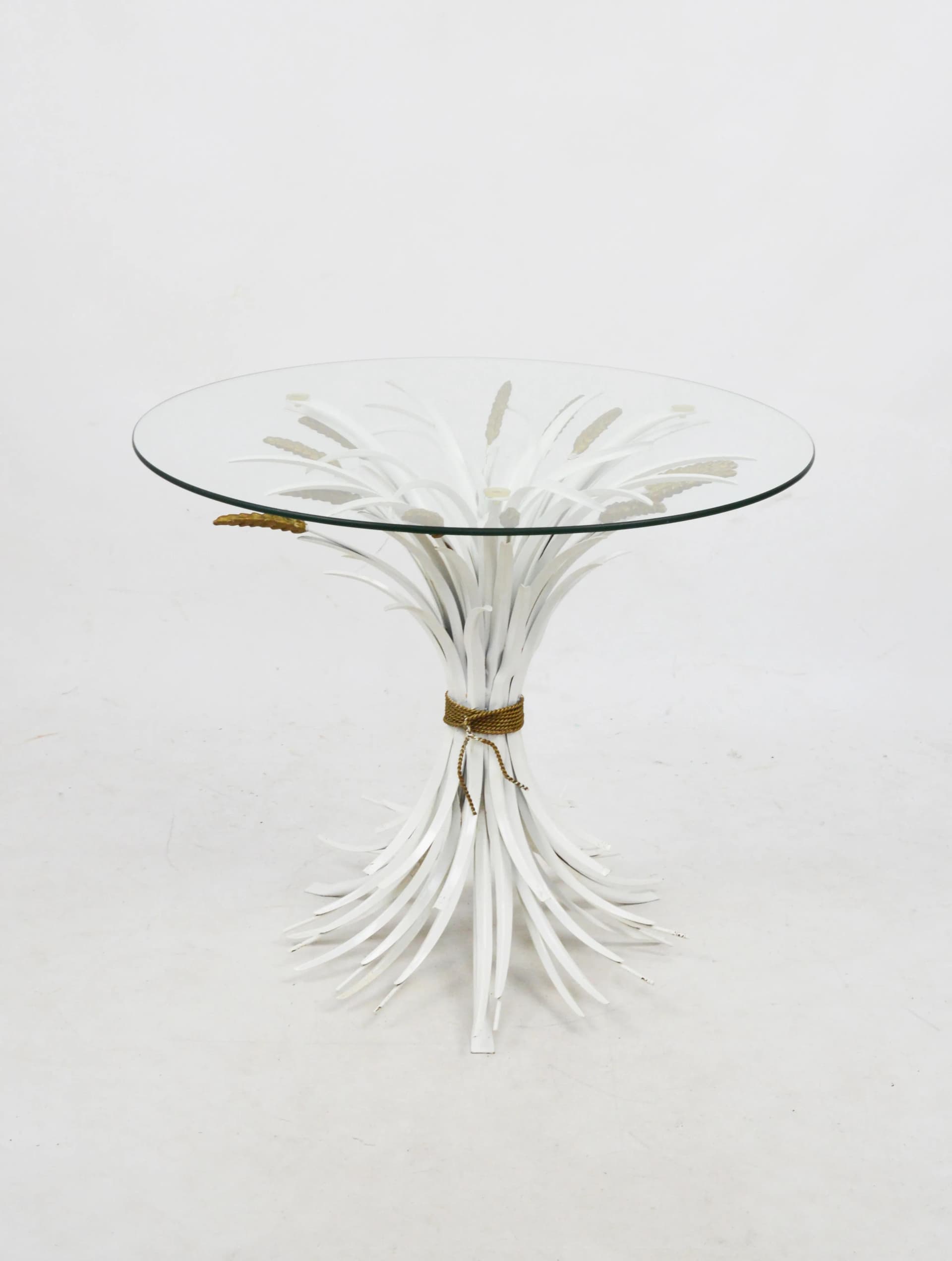 White Glass Coffee Table, Hollywood Regency Style, 1970s - 82978