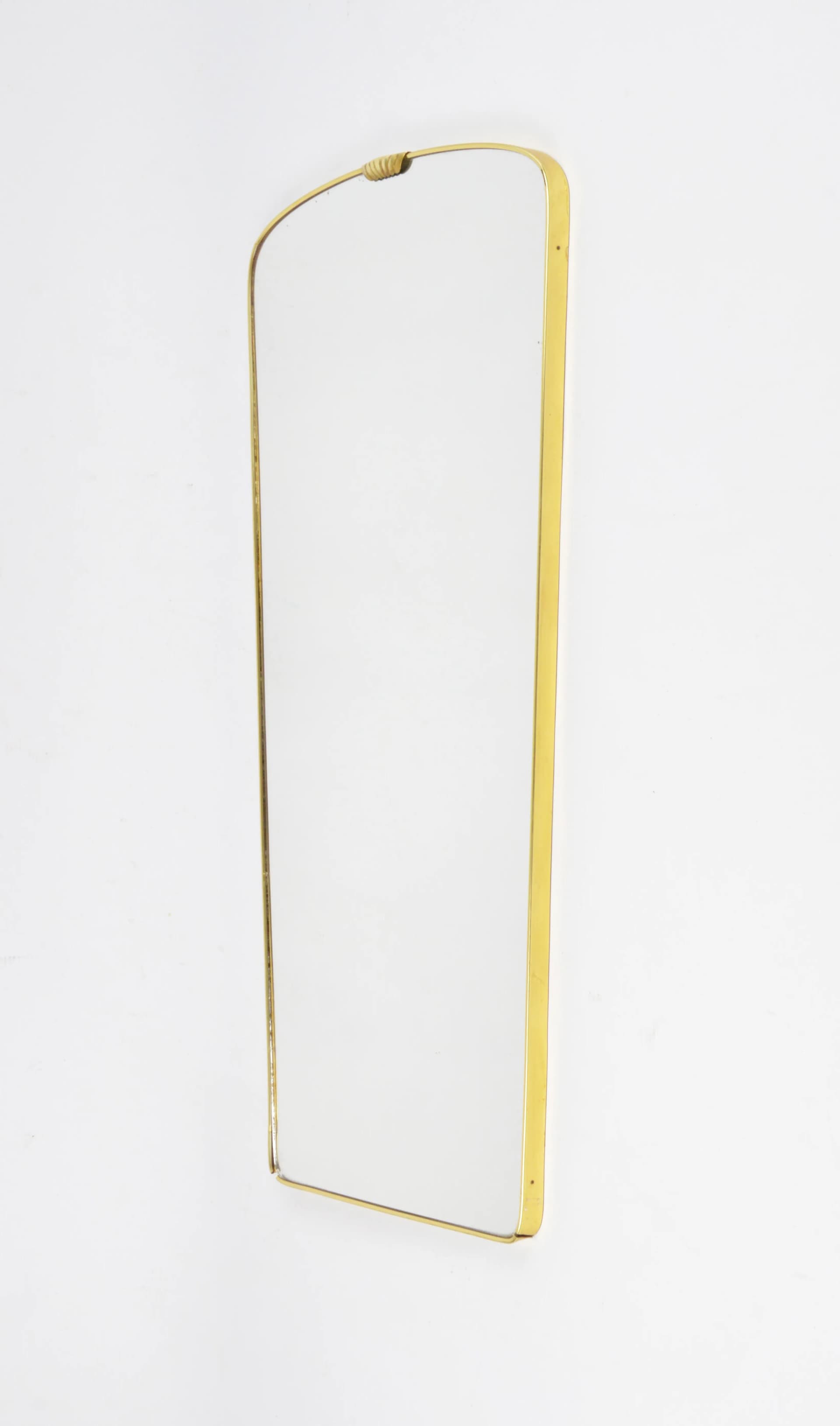 Golden Mid-century Modern Wall Mirror, Poland, 1970s - 83036