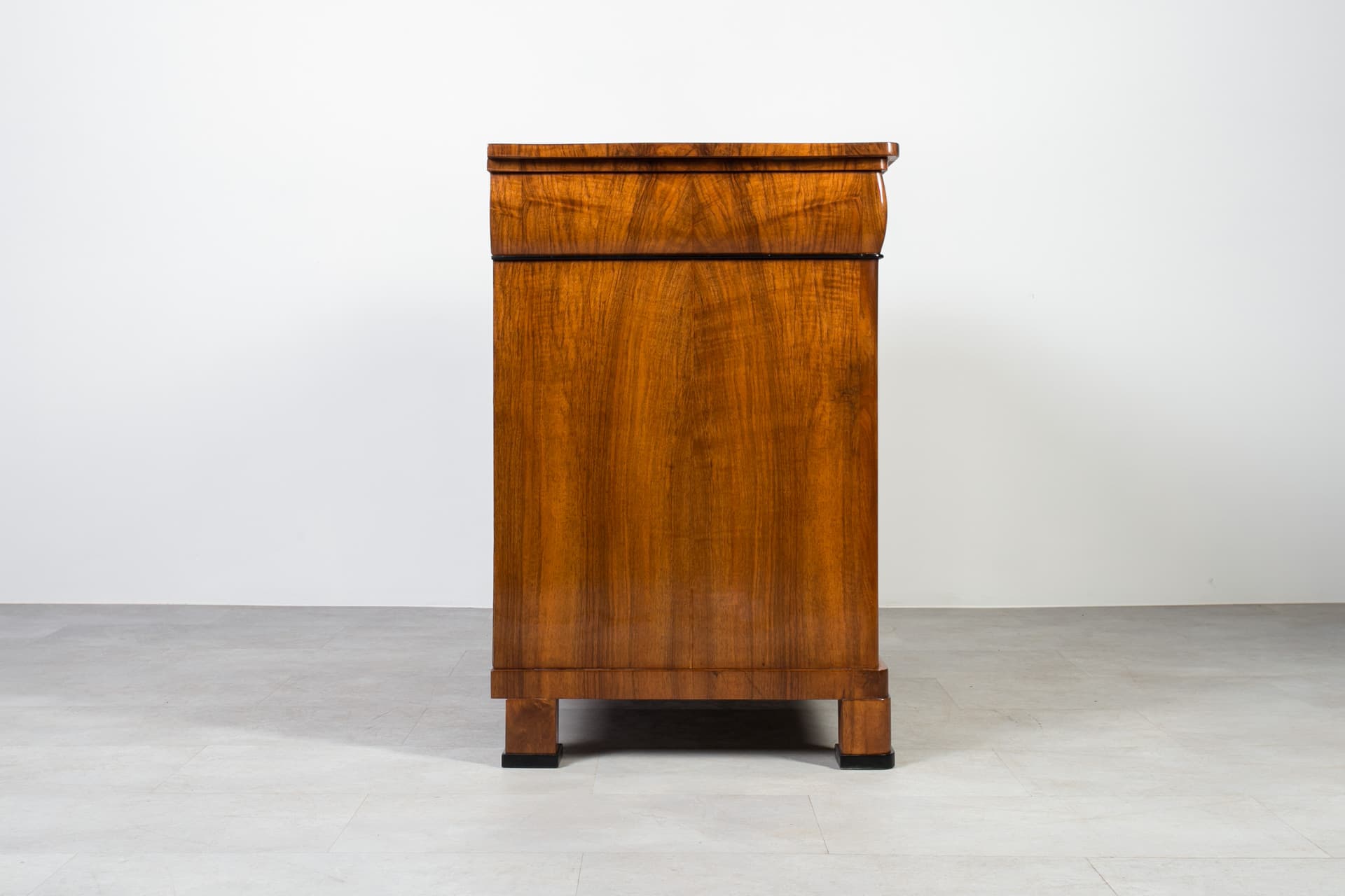 Komoda Biedermeier, brązowy, orzech, Niemcy, XIX w. - 6599