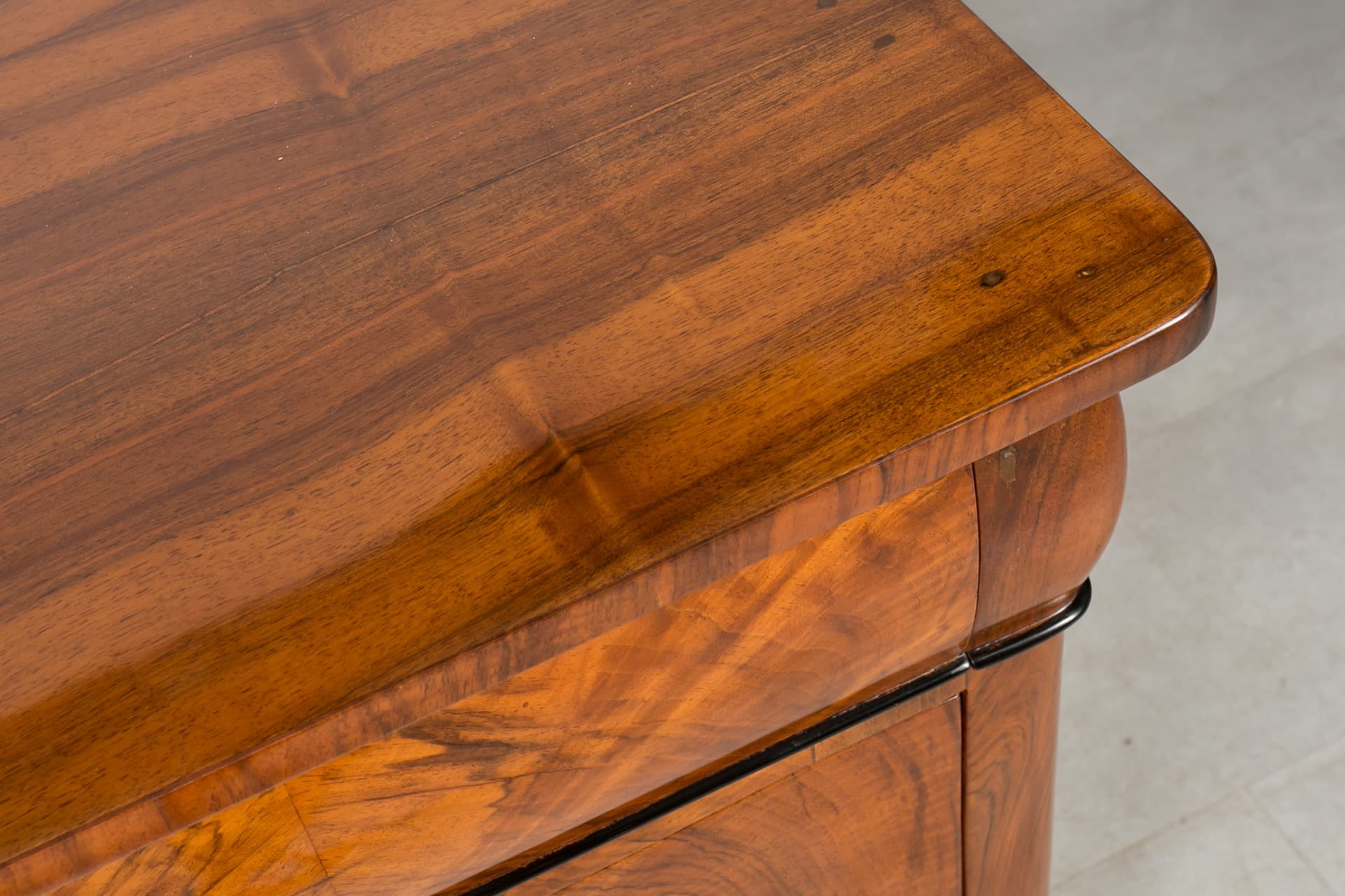 Komoda Biedermeier, brązowy, orzech, Niemcy, XIX w. - 6610