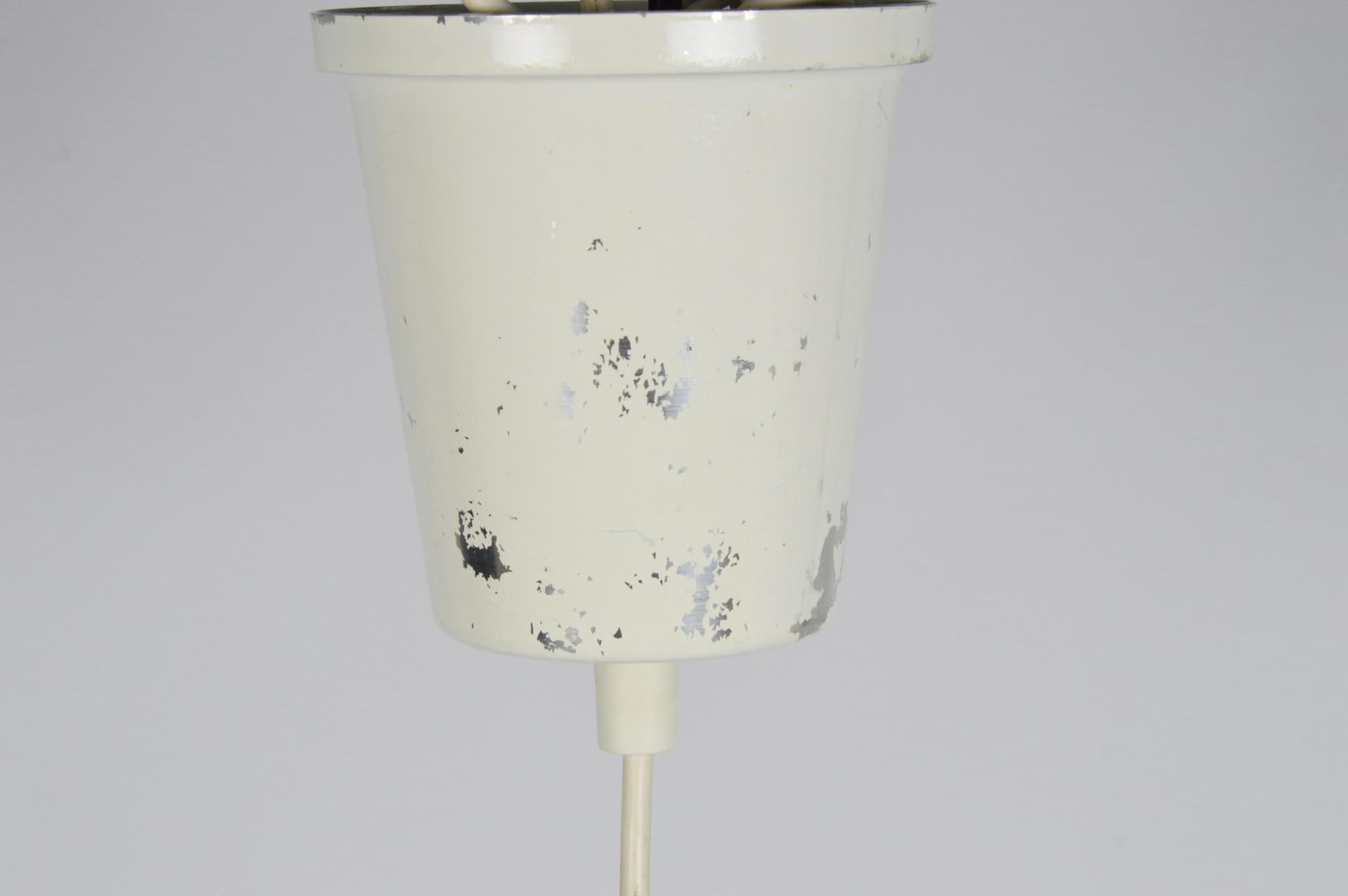 Pendant lamp, navy blue metal, Belid, Sweden, 1980s. - 87162