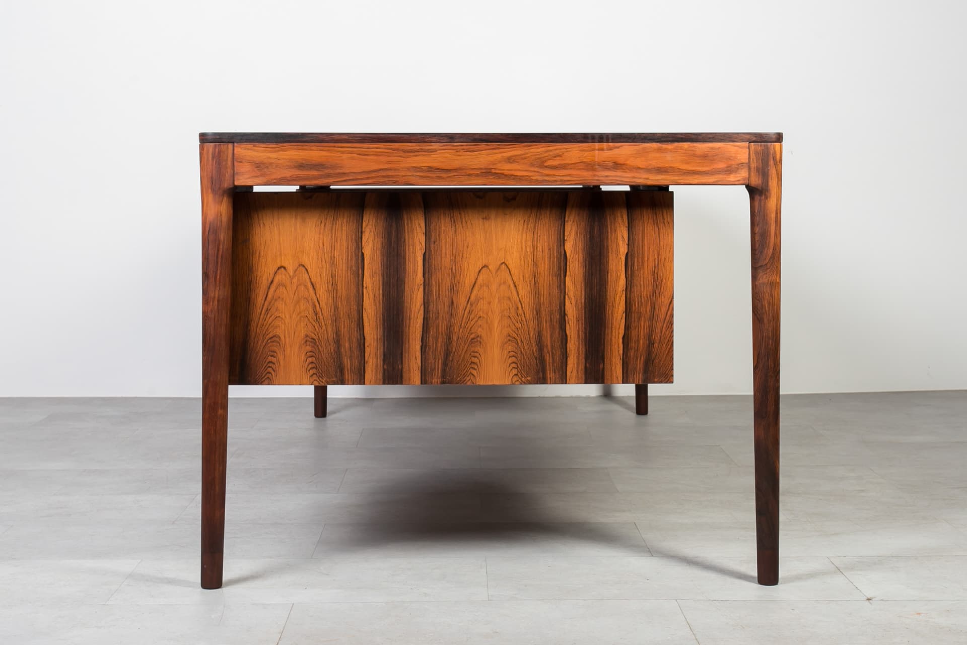 Biurko, Mid-Century Modern, palisander, proj. T. Afdal, Bruksbo, Norwegia, lata 60. - 6652