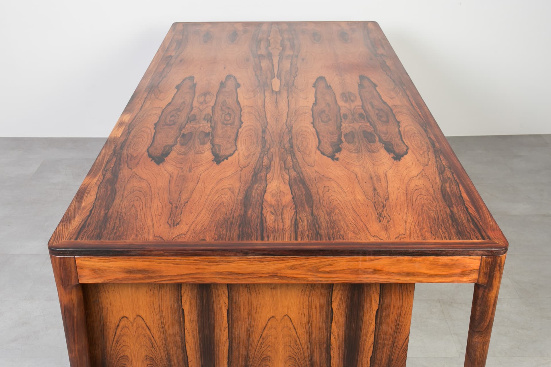 Biurko, Mid-Century Modern, palisander, proj. T. Afdal, Bruksbo, Norwegia, lata 60. - 6649