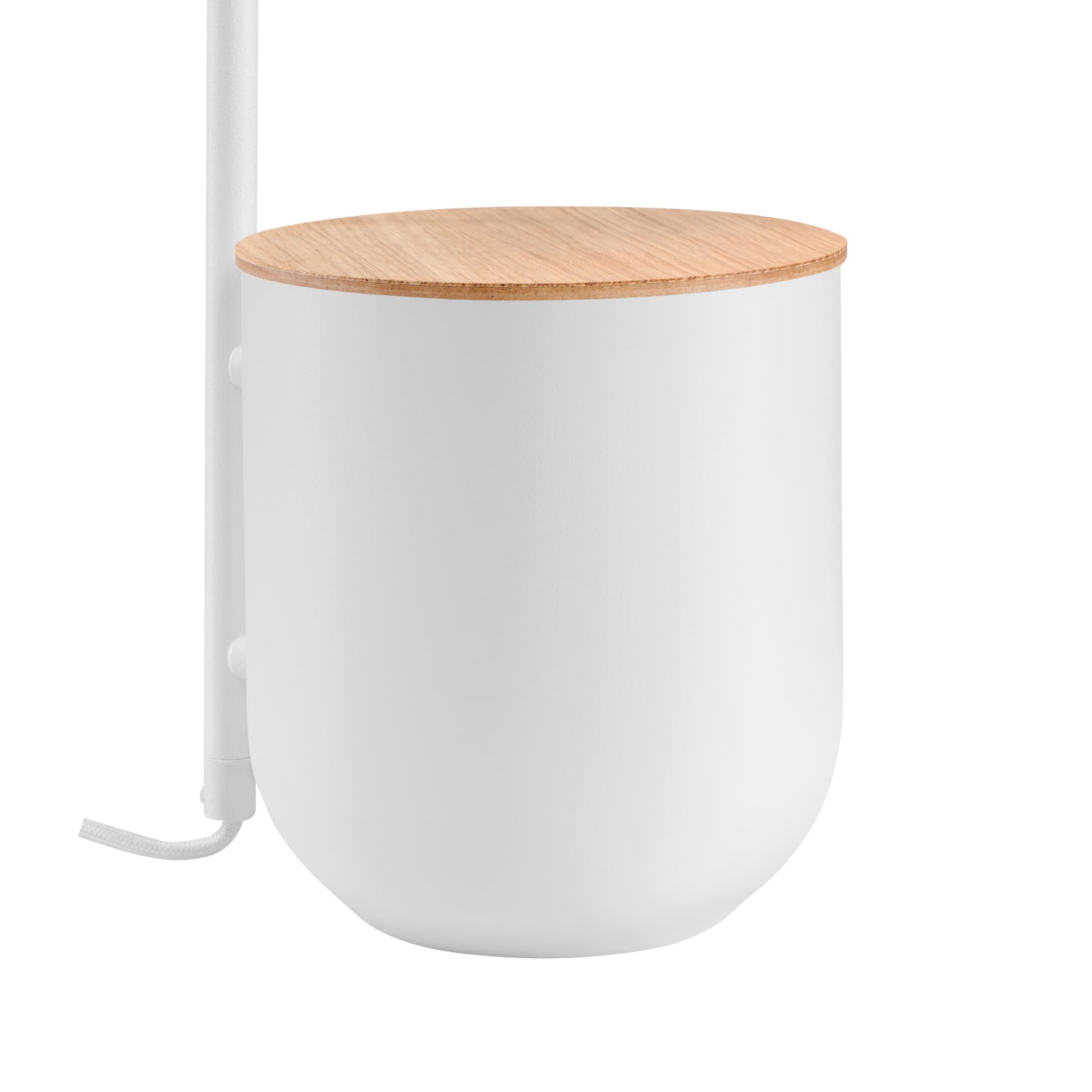 Lampa stołowa BOTANICA WOOD biały, Kaspa - 6668