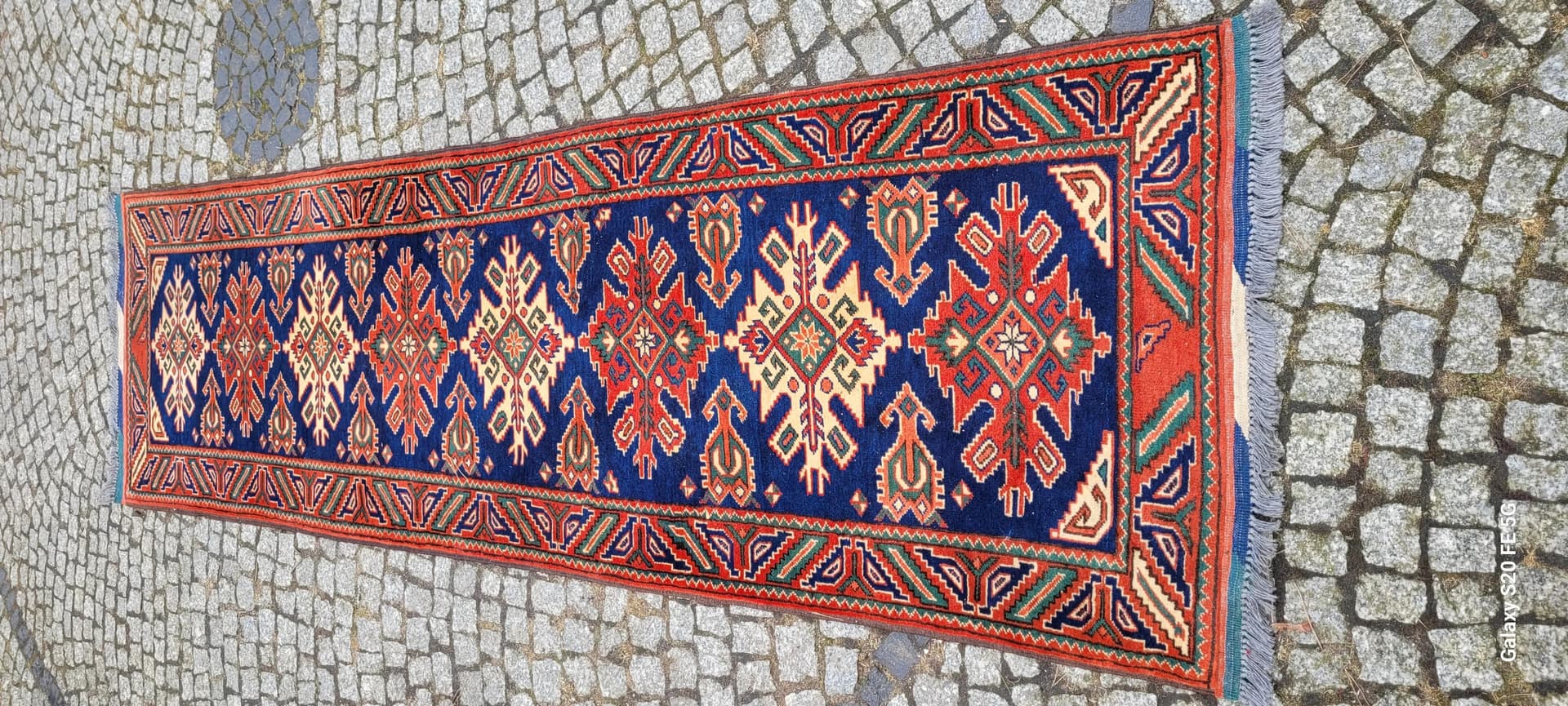 Rug Kazak, 85x300 cm, multicolor wool, Turkey, early 20th c. - 89171