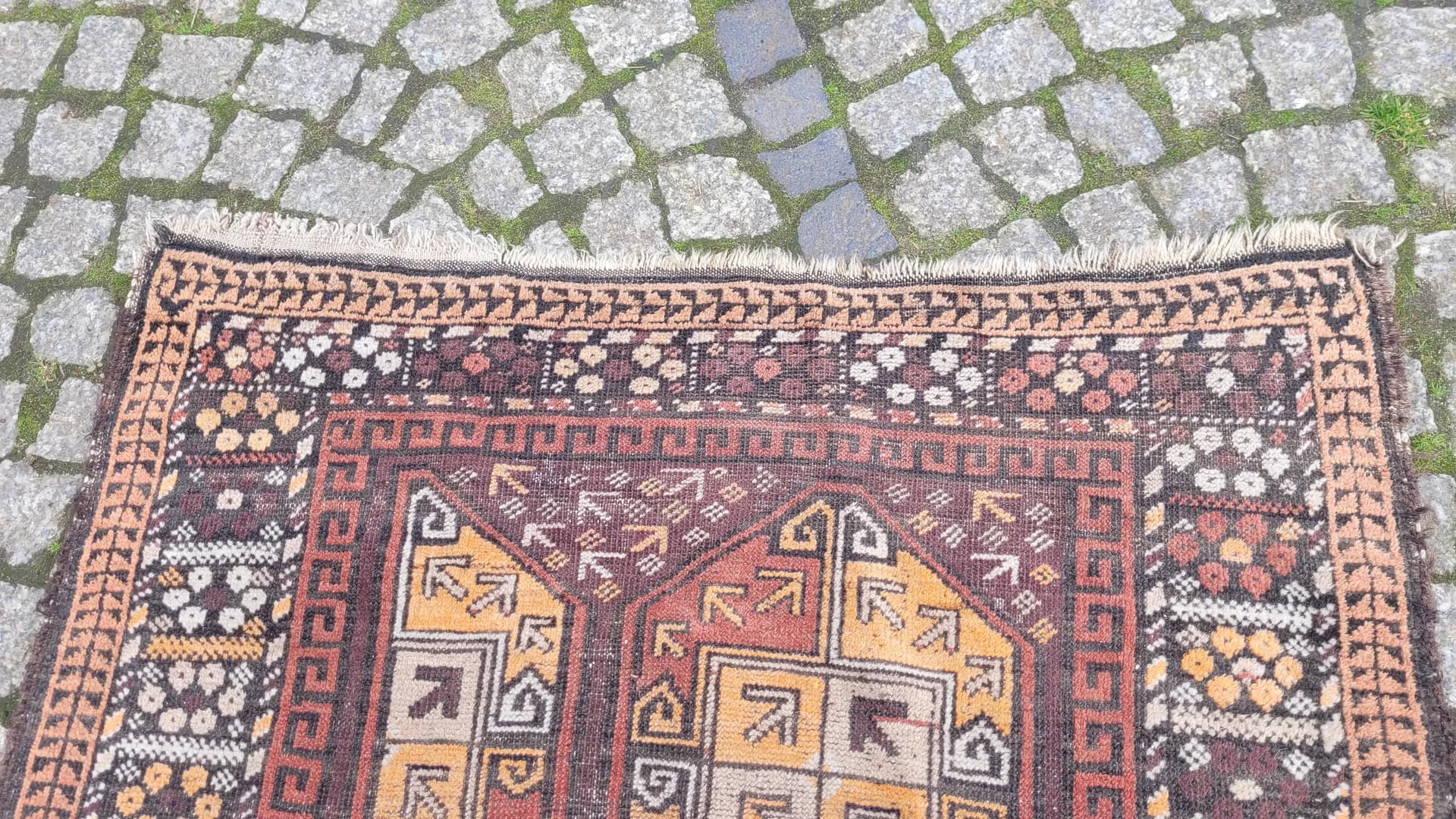 Rug Beluch, 90x145 cm, maroon, wool, Afghanistan, early 20th c. - 89129