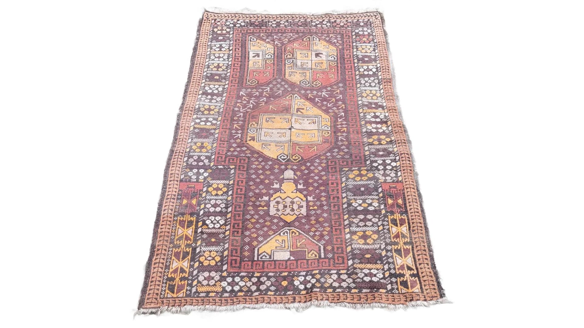 Rug Beluch, 90x145 cm, maroon, wool, Afghanistan, early 20th c.