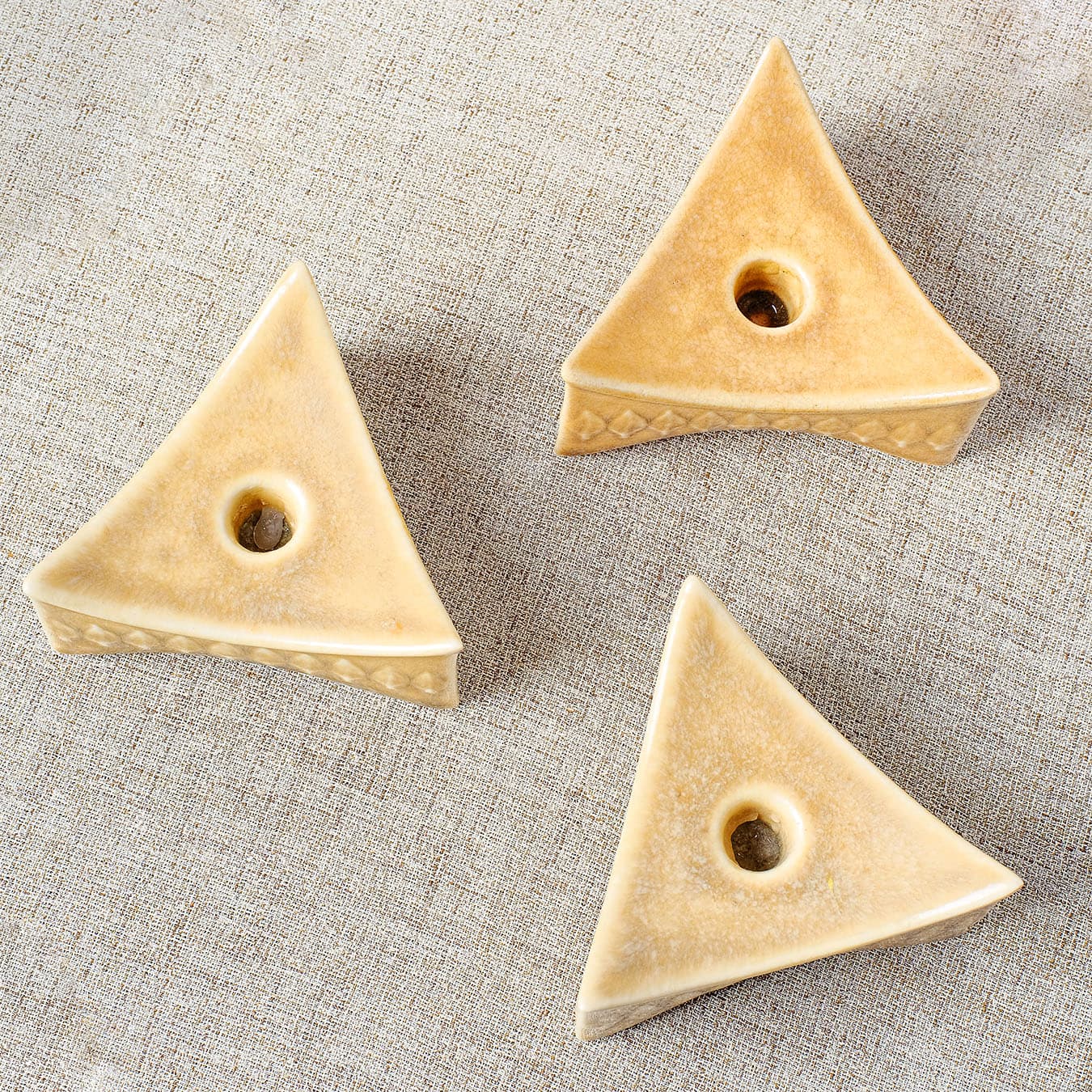 Zestaw trzech świeczników, proj. J. Quistgaard, Dania, lata 70. - 83272