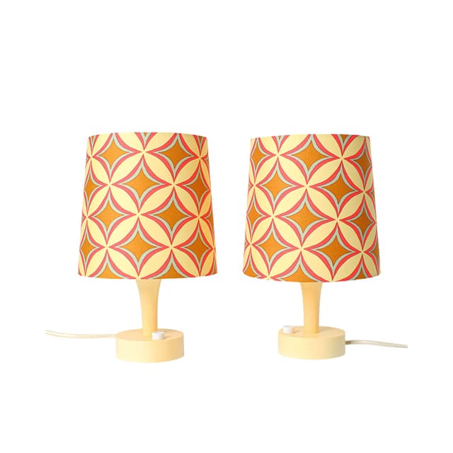 Lampki nocne, Niemcy, lata 60. - WYMIARY