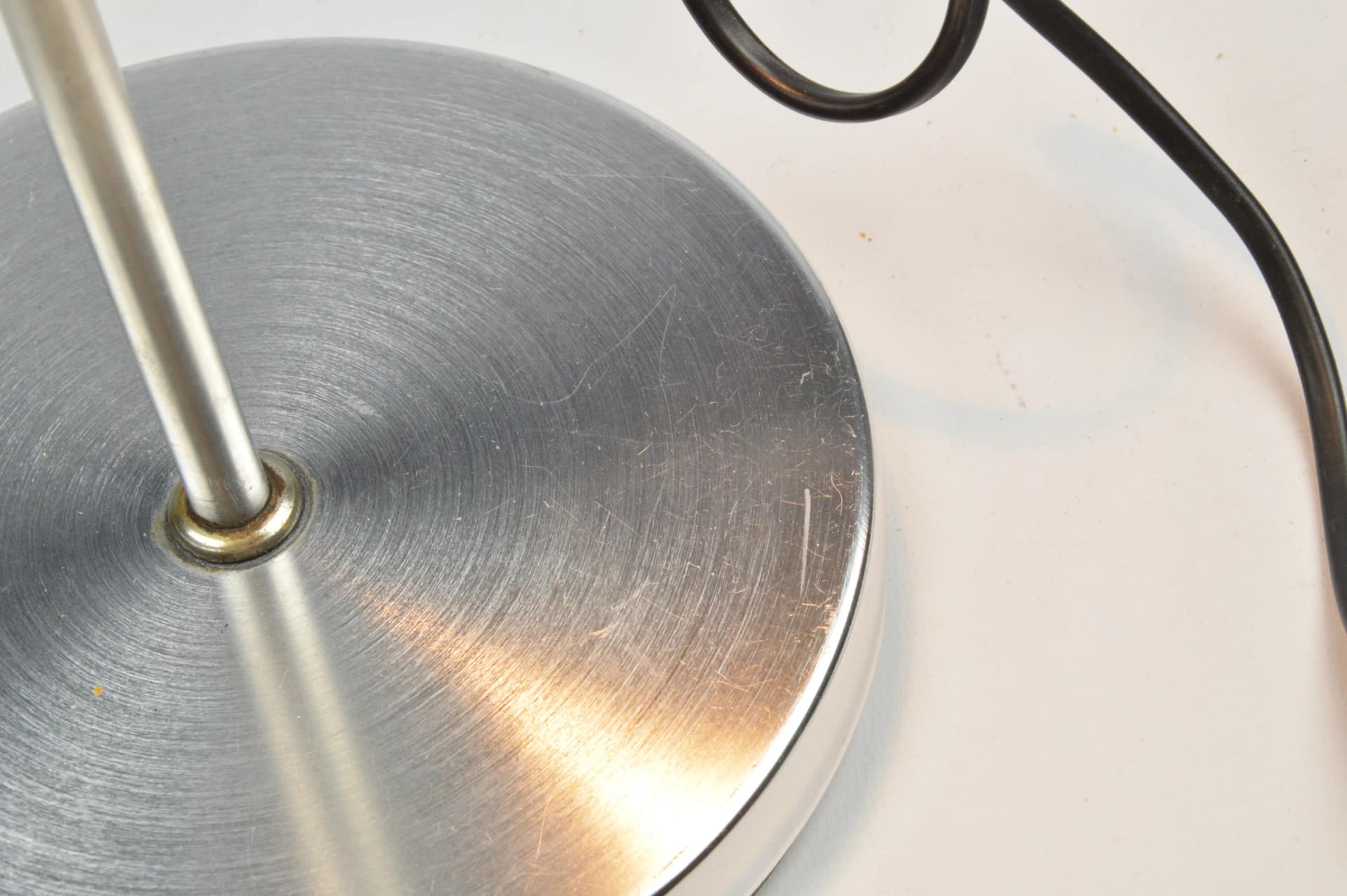 Lampa biurkowa, srebrny, aluminium, Niemcy, lata 70. - 86849