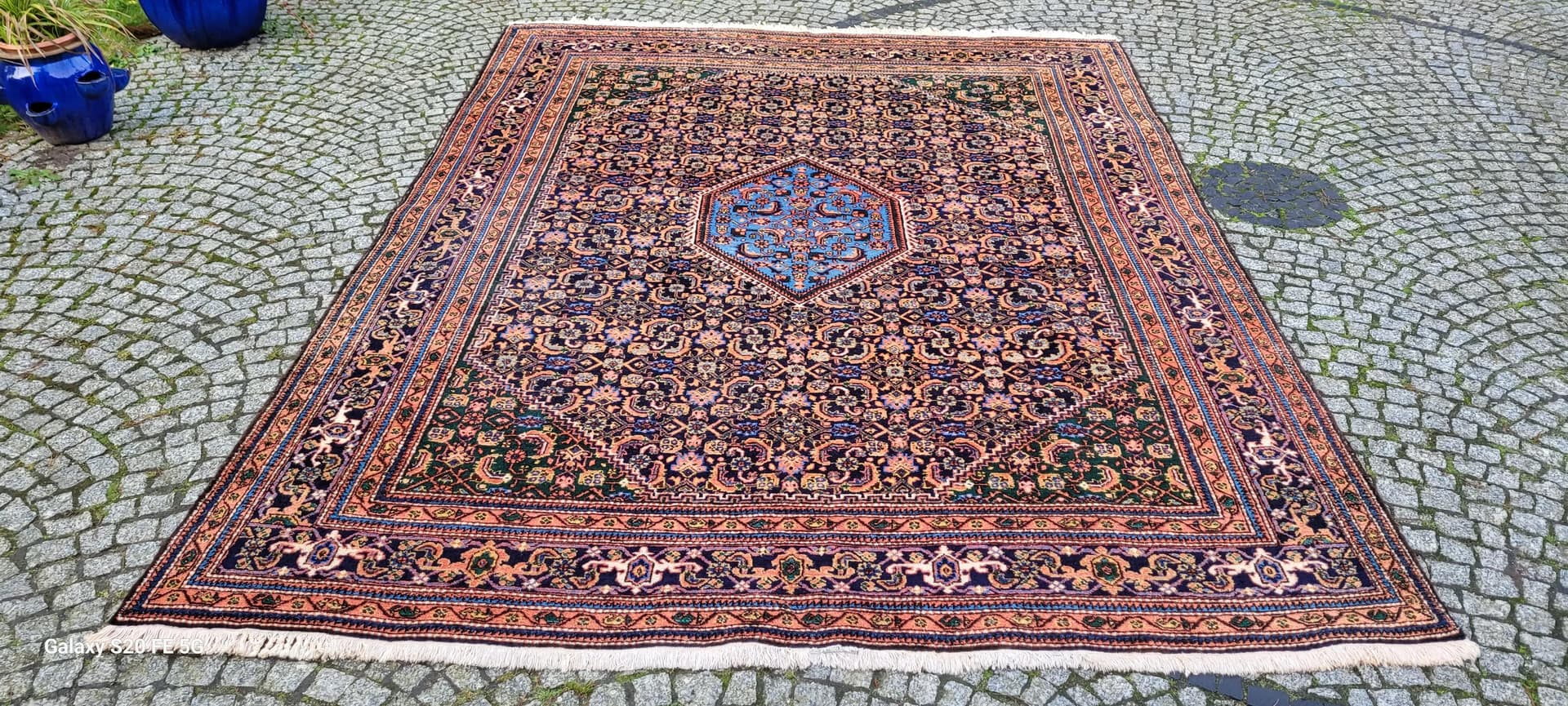 Rug Tabriz 260x330cm, navy blue, wool, Iran, early 20th c. - 89102