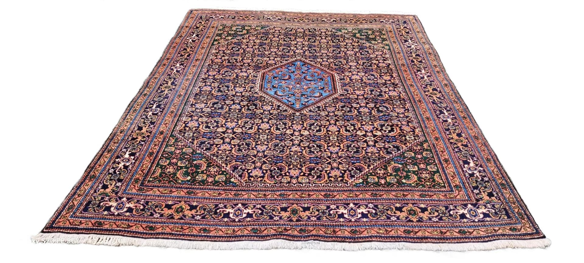 Rug Tabriz 260x330cm, navy blue, wool, Iran, early 20th c.