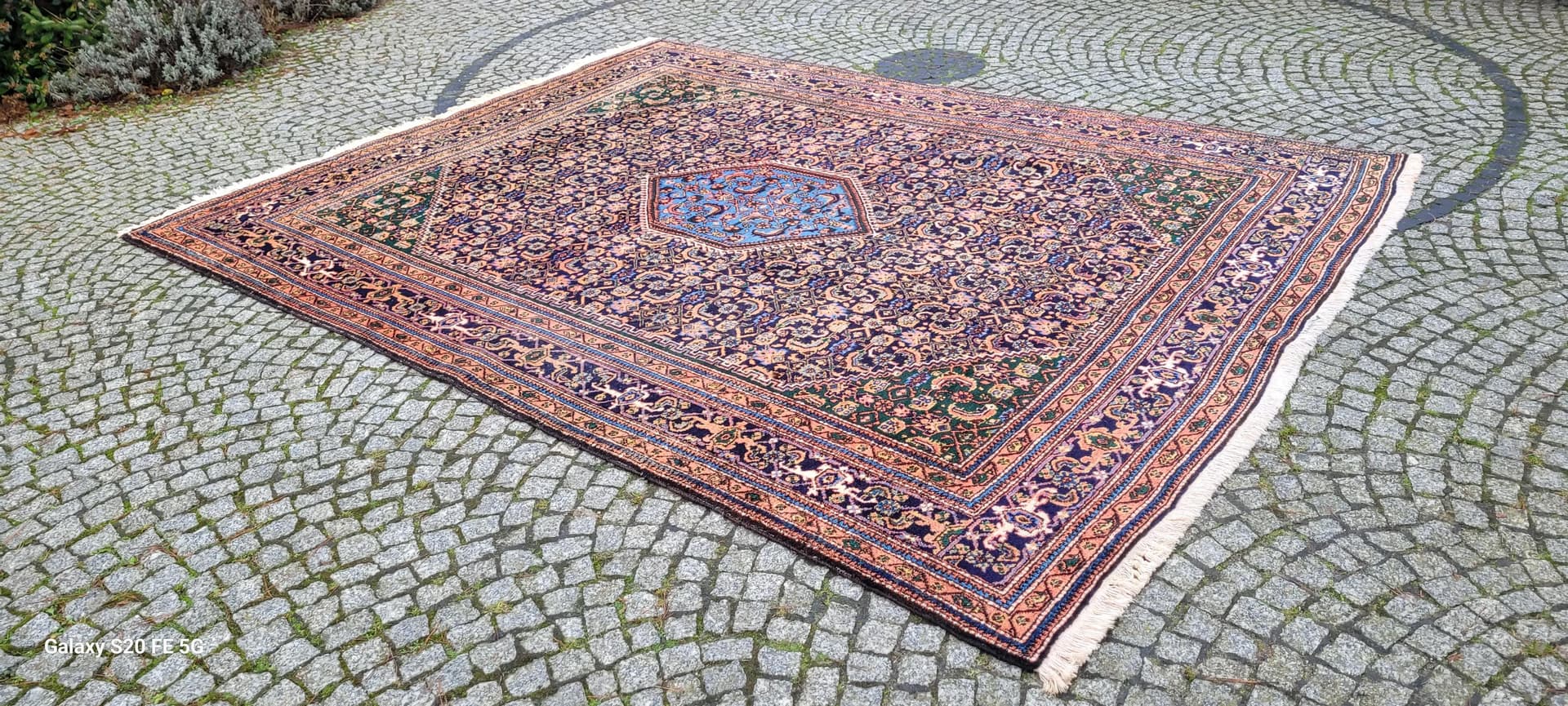 Rug Tabriz 260x330cm, navy blue, wool, Iran, early 20th c. - 89106
