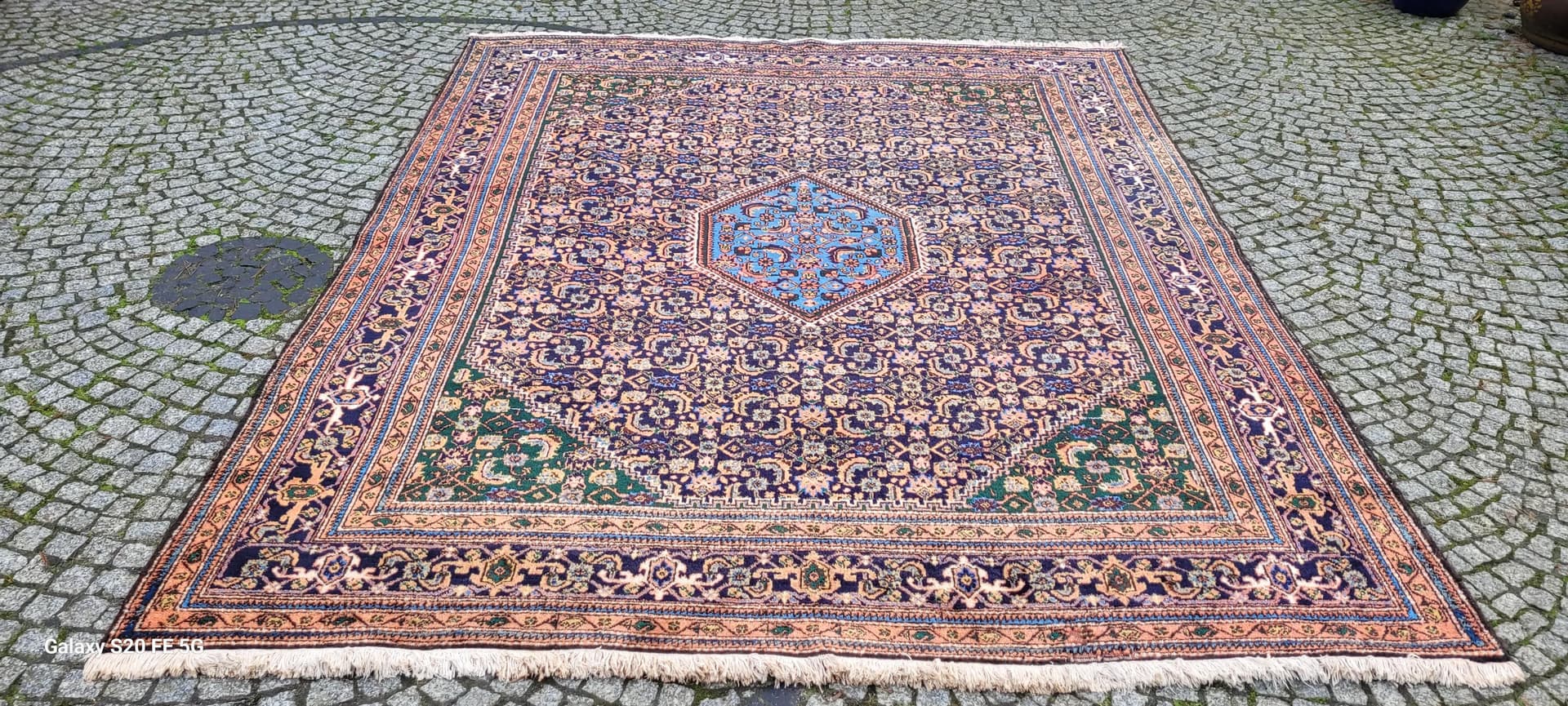 Rug Tabriz 260x330cm, navy blue, wool, Iran, early 20th c. - 89103