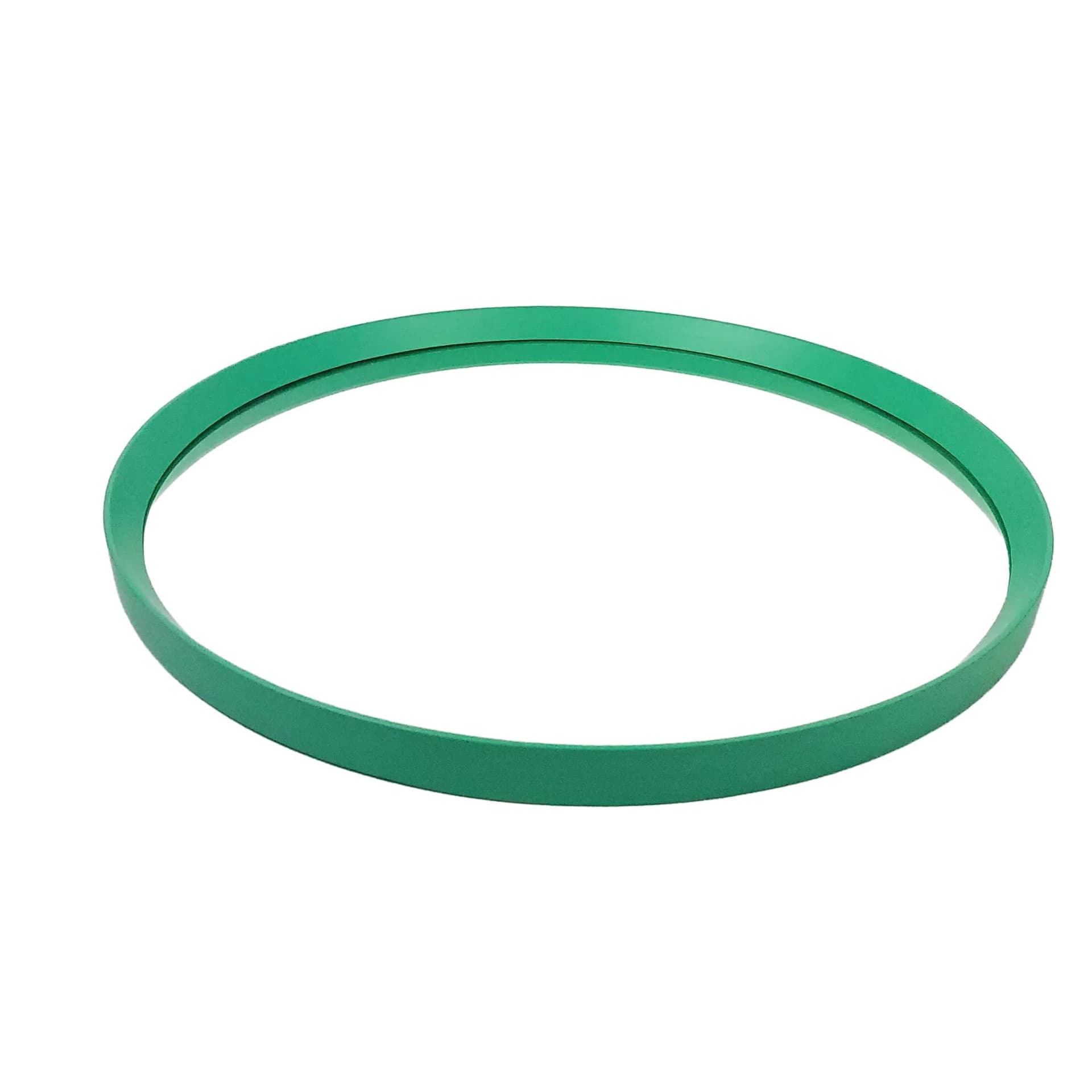 Wall Mirror Space Age, green acrylic, Poland, 1970s