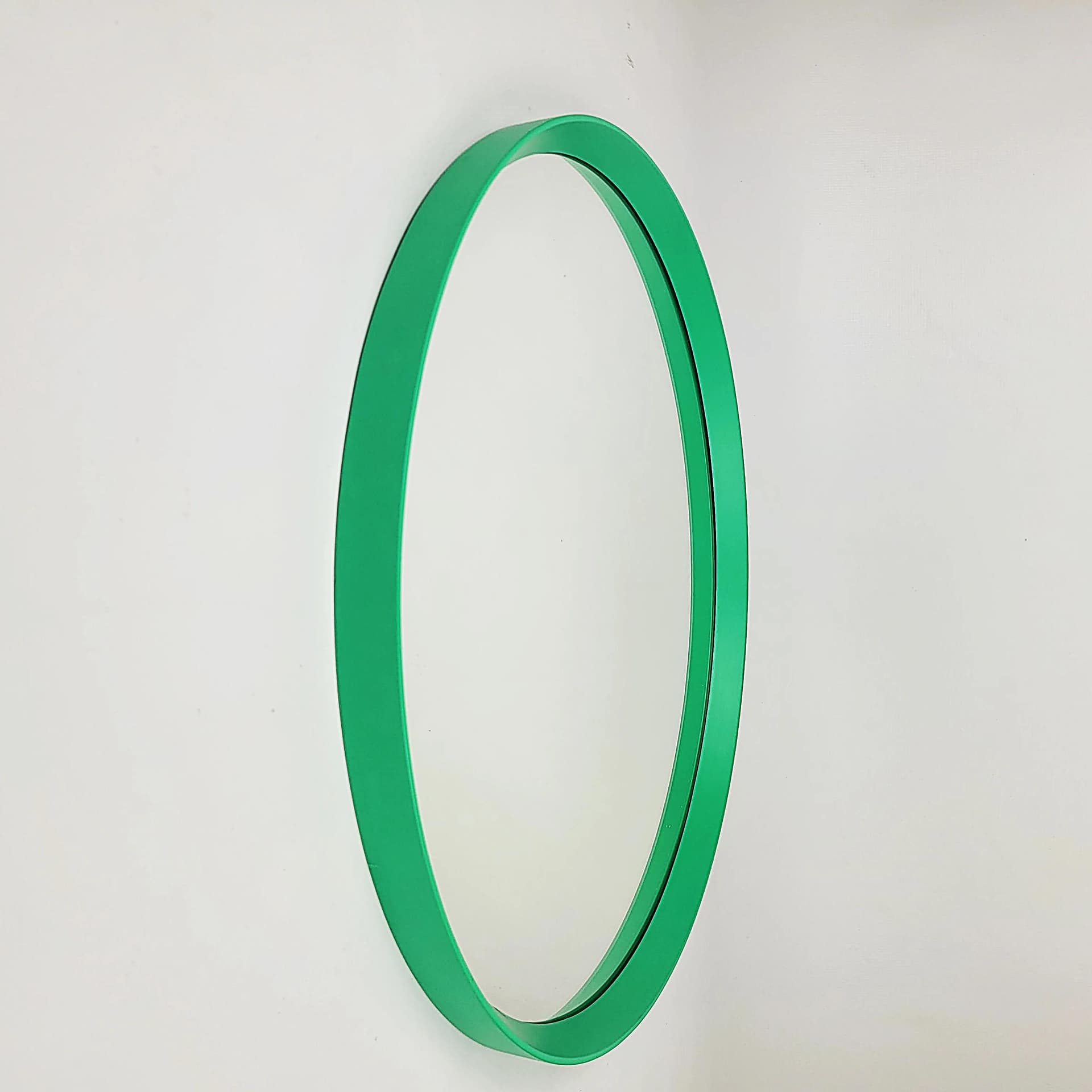 Wall Mirror Space Age, green acrylic, Poland, 1970s - 86804