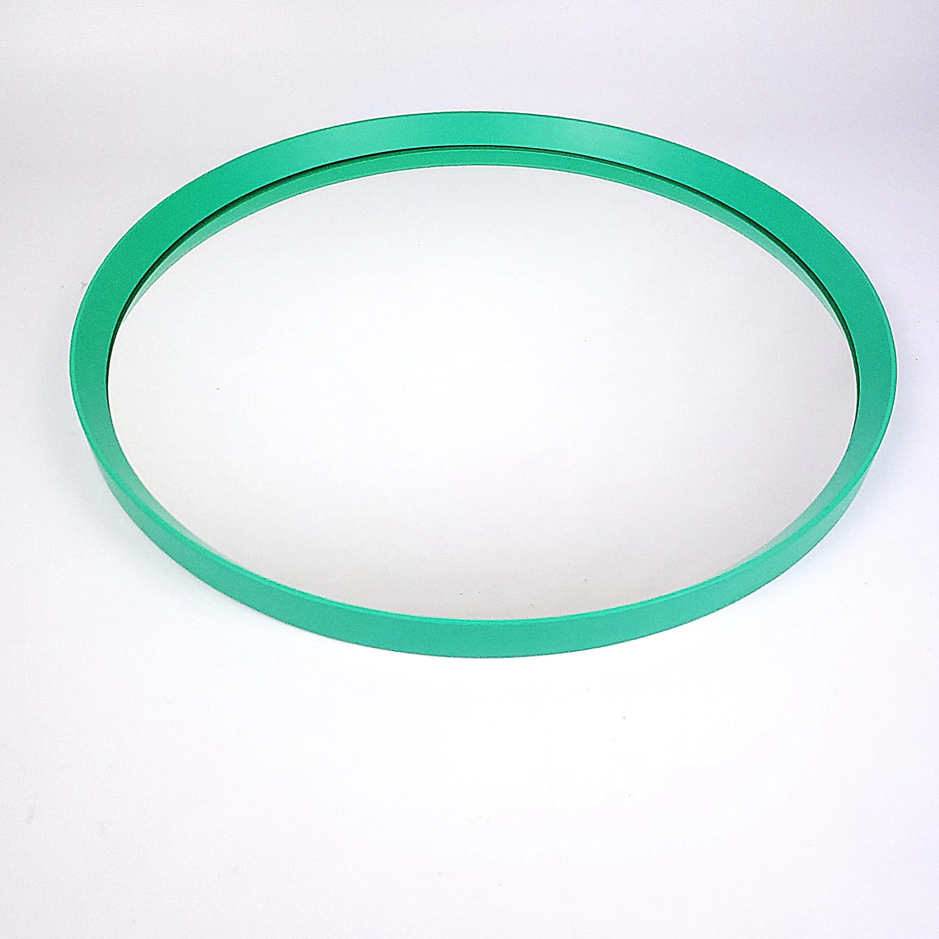 Wall Mirror Space Age, green acrylic, Poland, 1970s - 86807