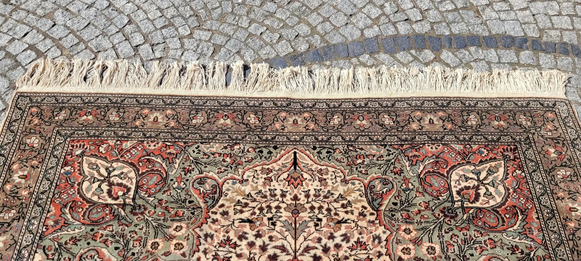 Dywan Kayseri, 200x320 cm, beżowy, wełna, Turcja, lata 60. - 89008