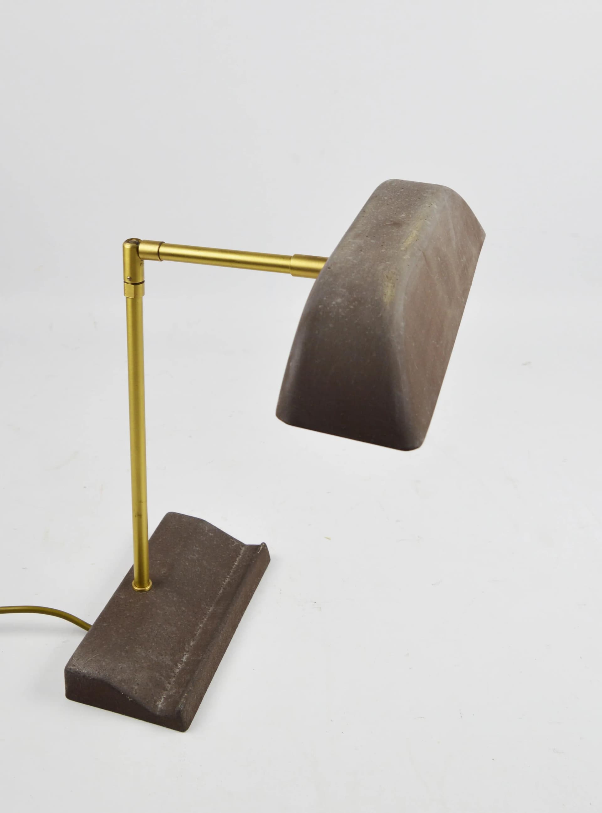 Lampka gabinetowa, brązowy, metal, Hillebrand, Niemcy, lata 70. - 86693