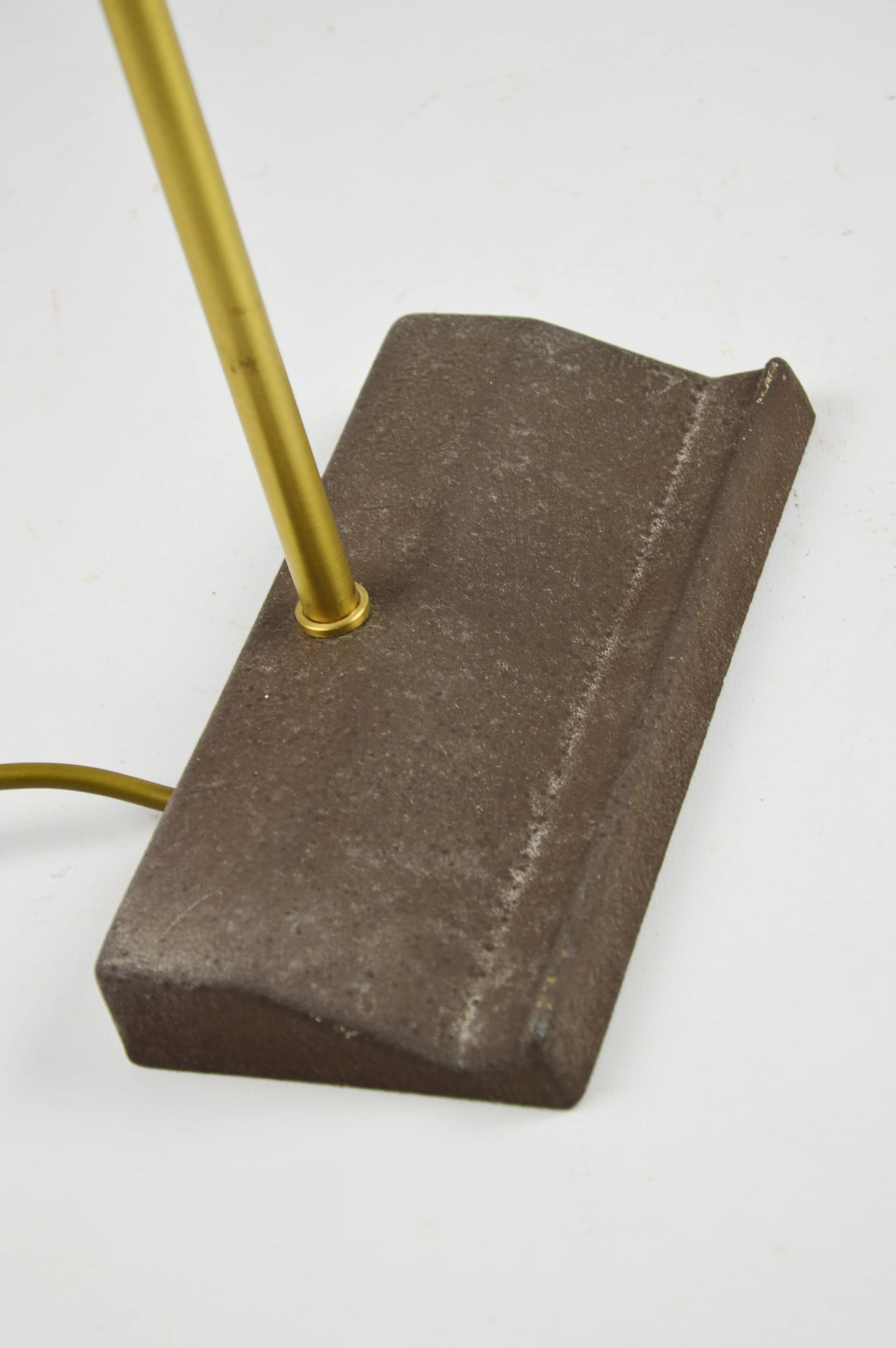 Lampka gabinetowa, brązowy, metal, Hillebrand, Niemcy, lata 70. - 86686