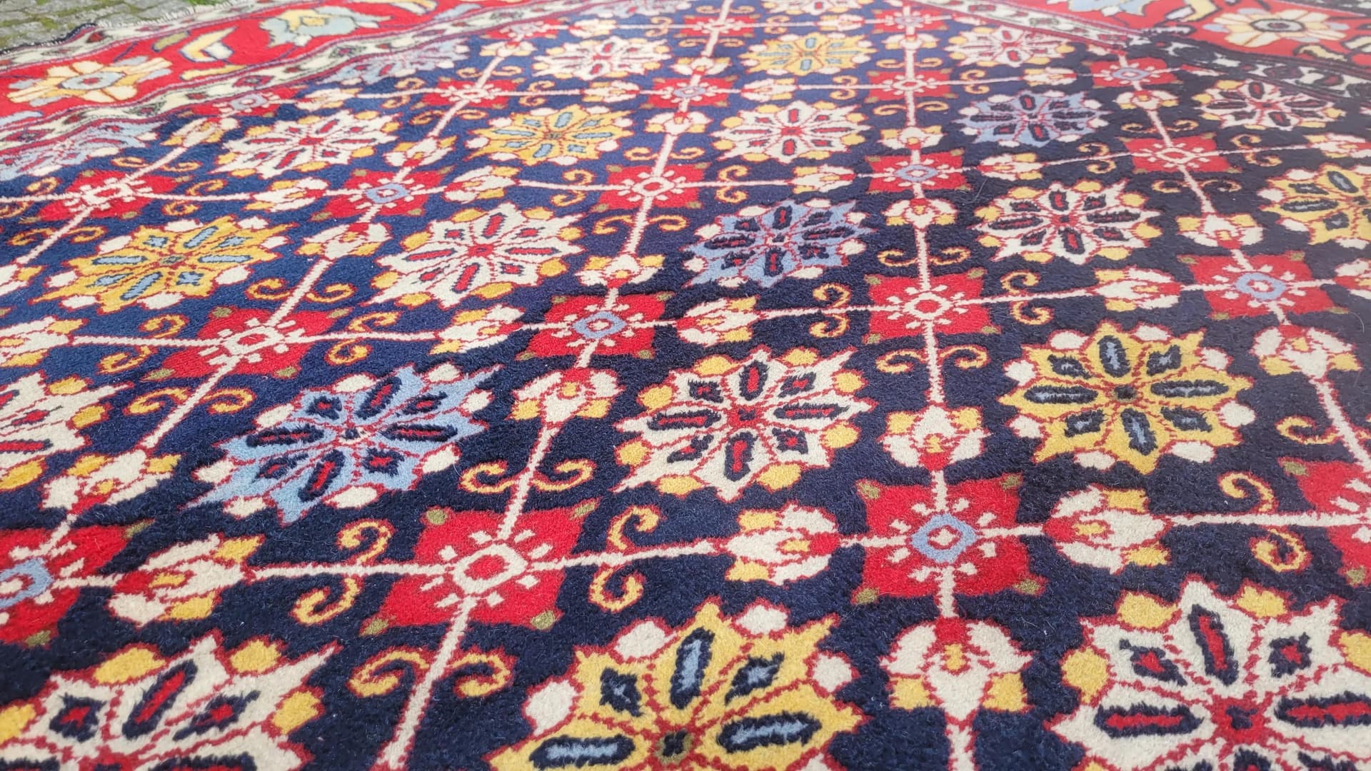 Anatolian Persian Rug 260x360 cm, multicolor wool, Turkey, 1970s. - 88855