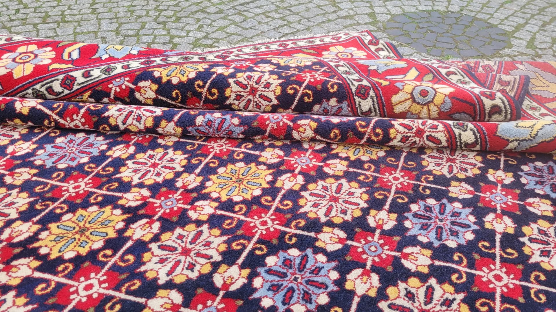 Anatolian Persian Rug 260x360 cm, multicolor wool, Turkey, 1970s. - 88852