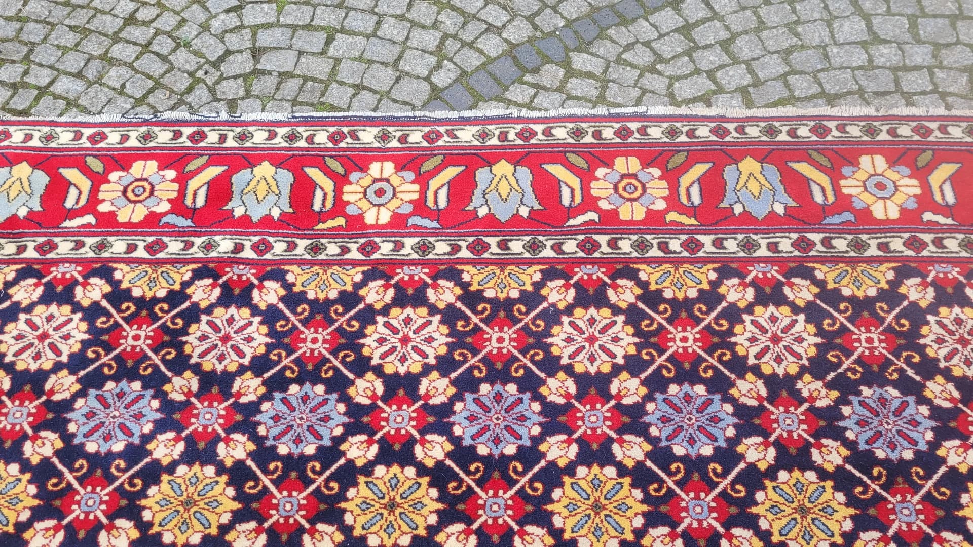 Anatolian Persian Rug 260x360 cm, multicolor wool, Turkey, 1970s. - 88857