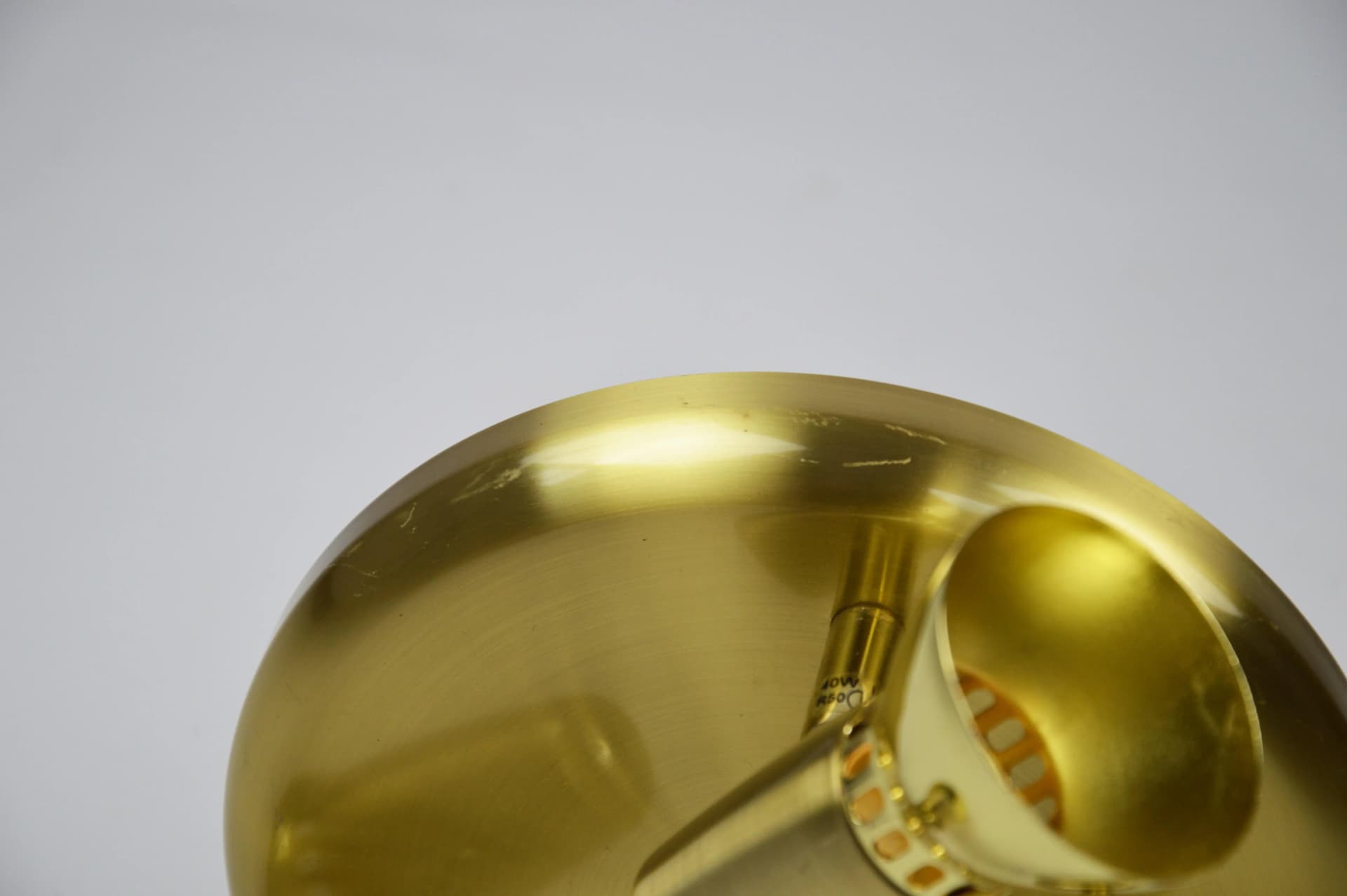 Ceiling lamp, golden metal, Germany, 1980s. - 86464