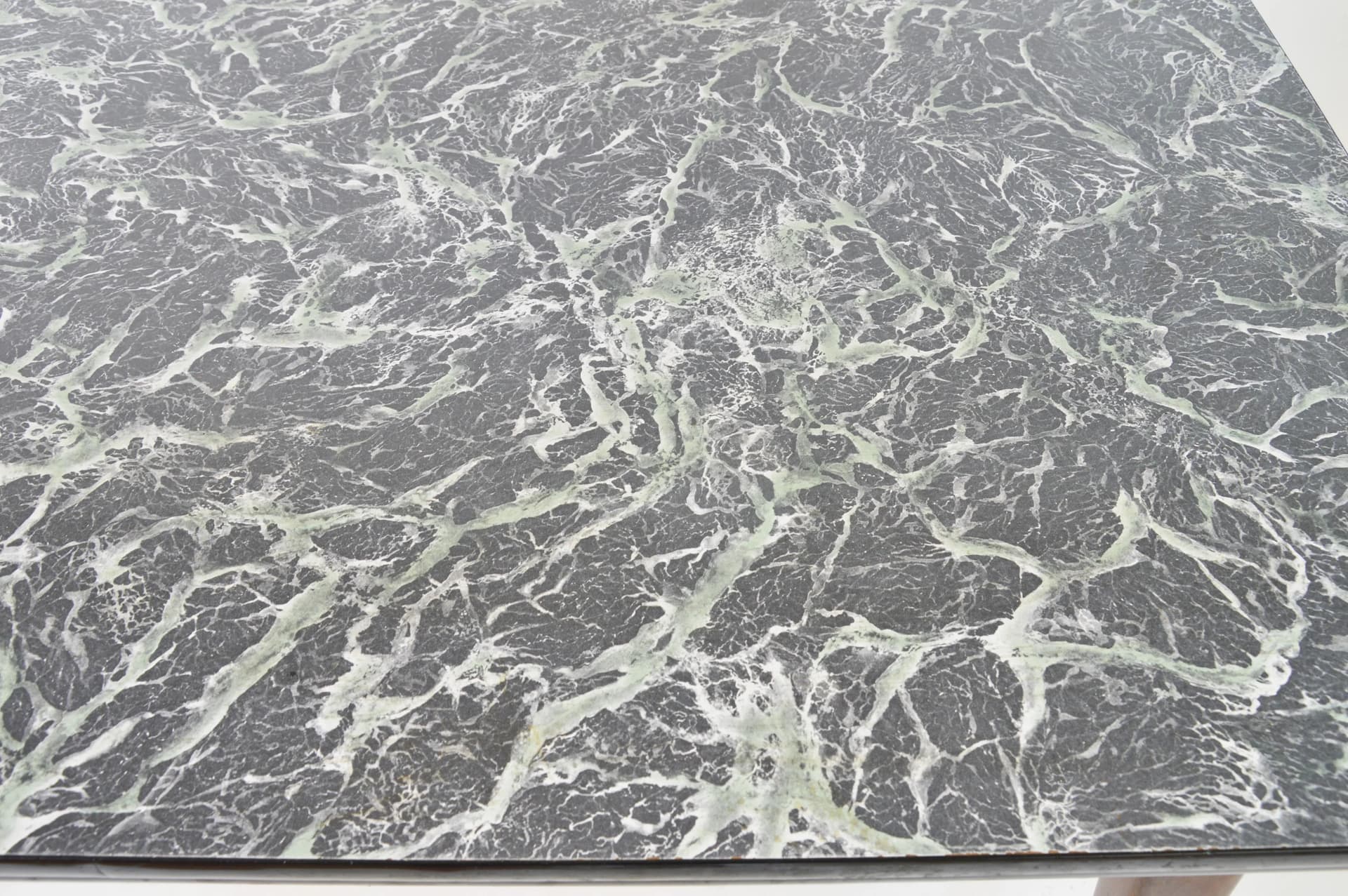 Extendable Table Rockabilly, grey, wood, Poland, 1960s. - 86443