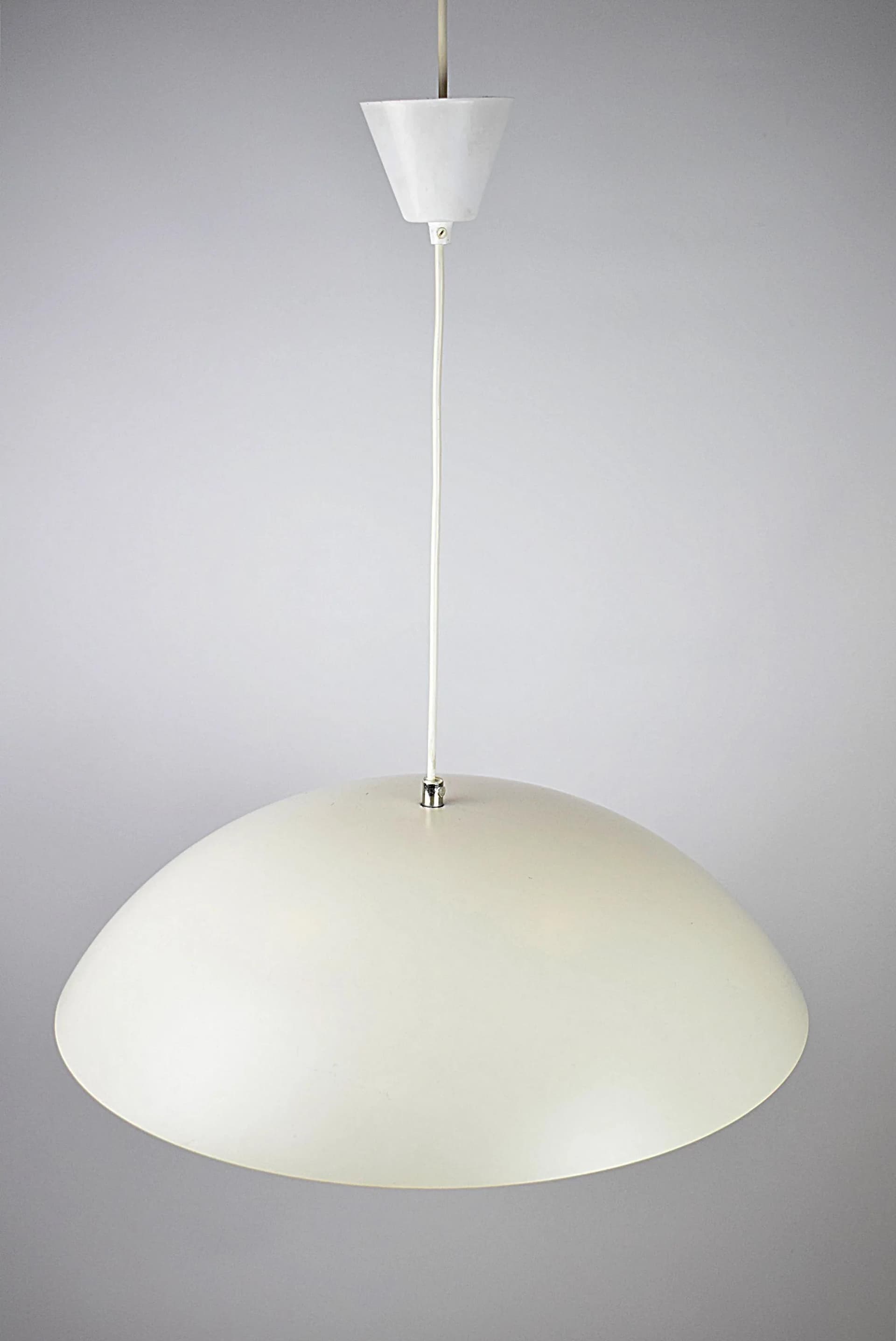 Pendant lamp, ivory white metal, Sweden, 1970s. - 86413