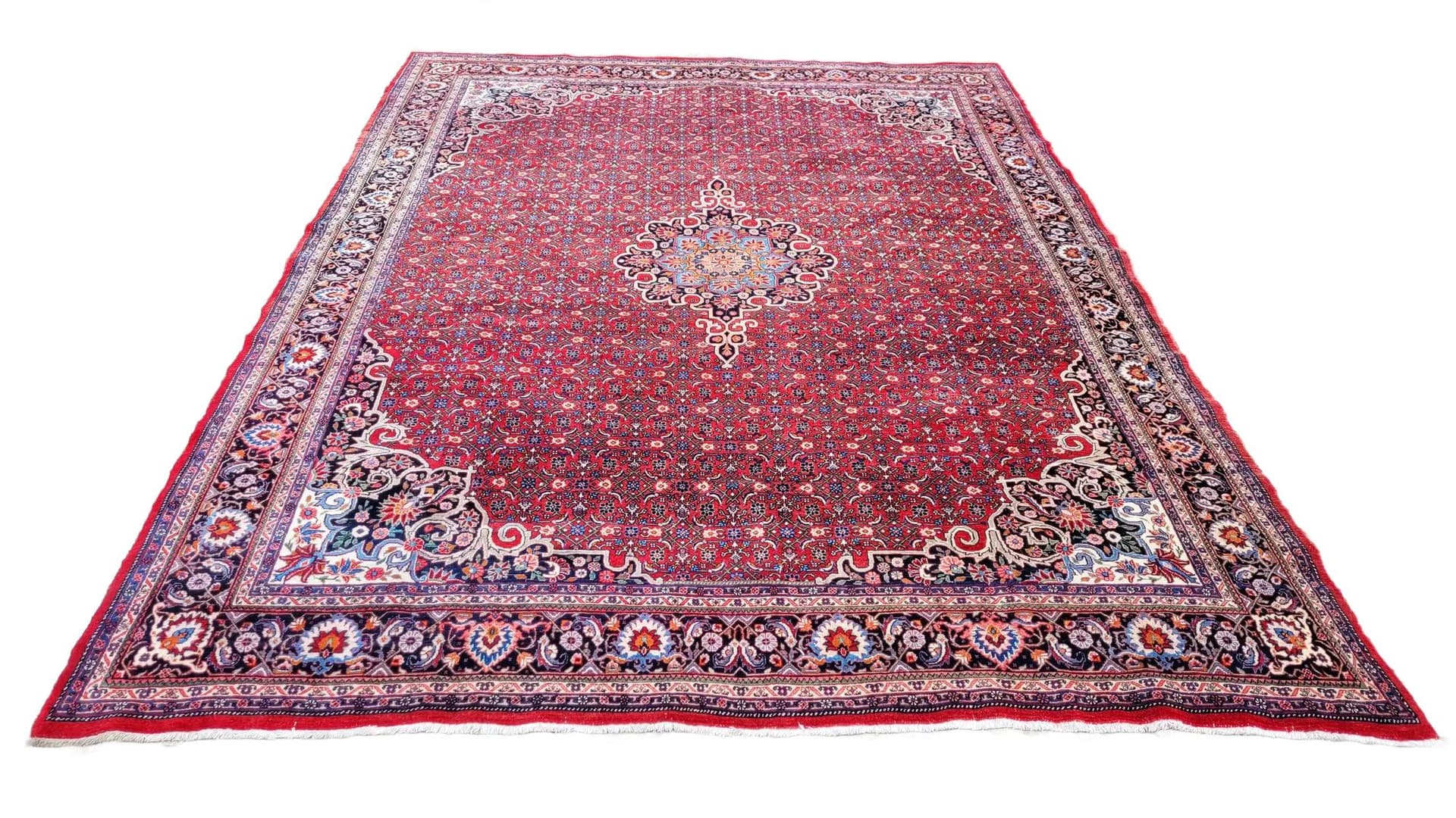 Dywan Bidjar Takab 285x385 cm, czerwony, wełna, Iran, XIX w.