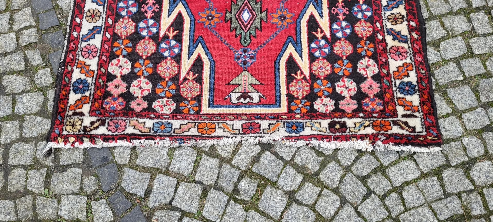 Rug Maslagan 158x107 cm, multicolor wool, Iran, 1970s. - 88750