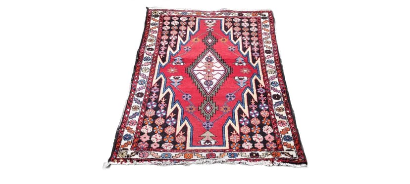 Dywan Maslagan 158x107 cm, multikolor, wełna, Iran, lata 70.