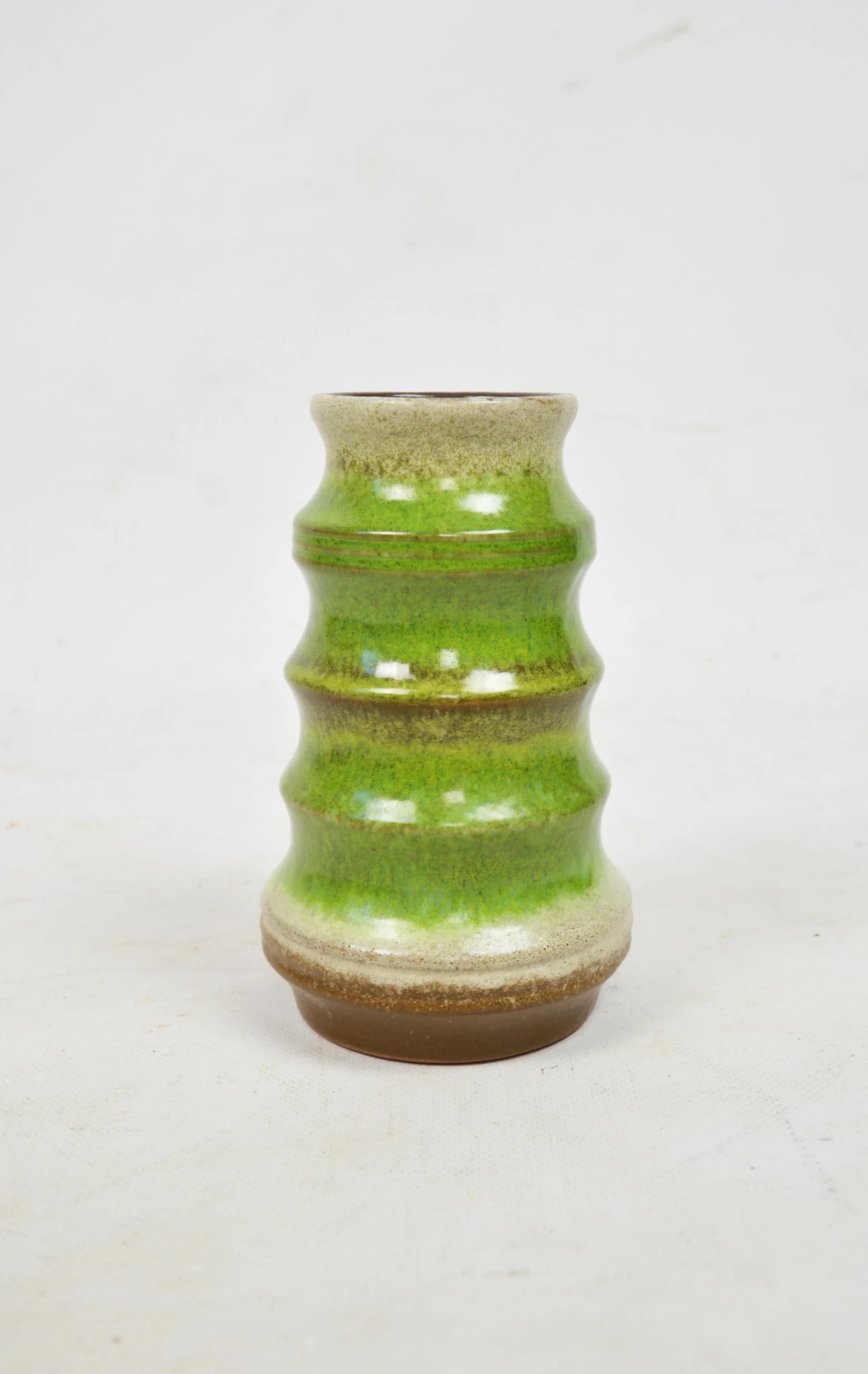 Wazon Strehla, multikolor, ceramika, Niemcy, lata 70. - 86349