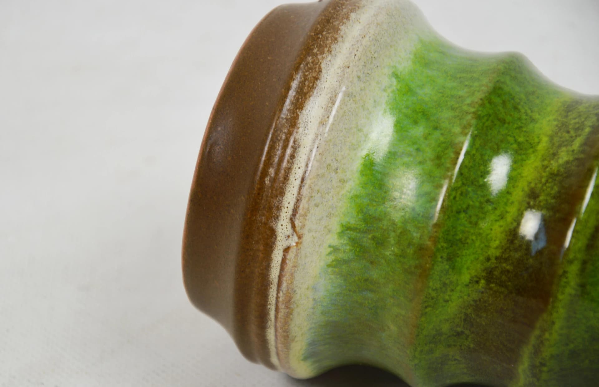 Wazon Strehla, multikolor, ceramika, Niemcy, lata 70. - 86348