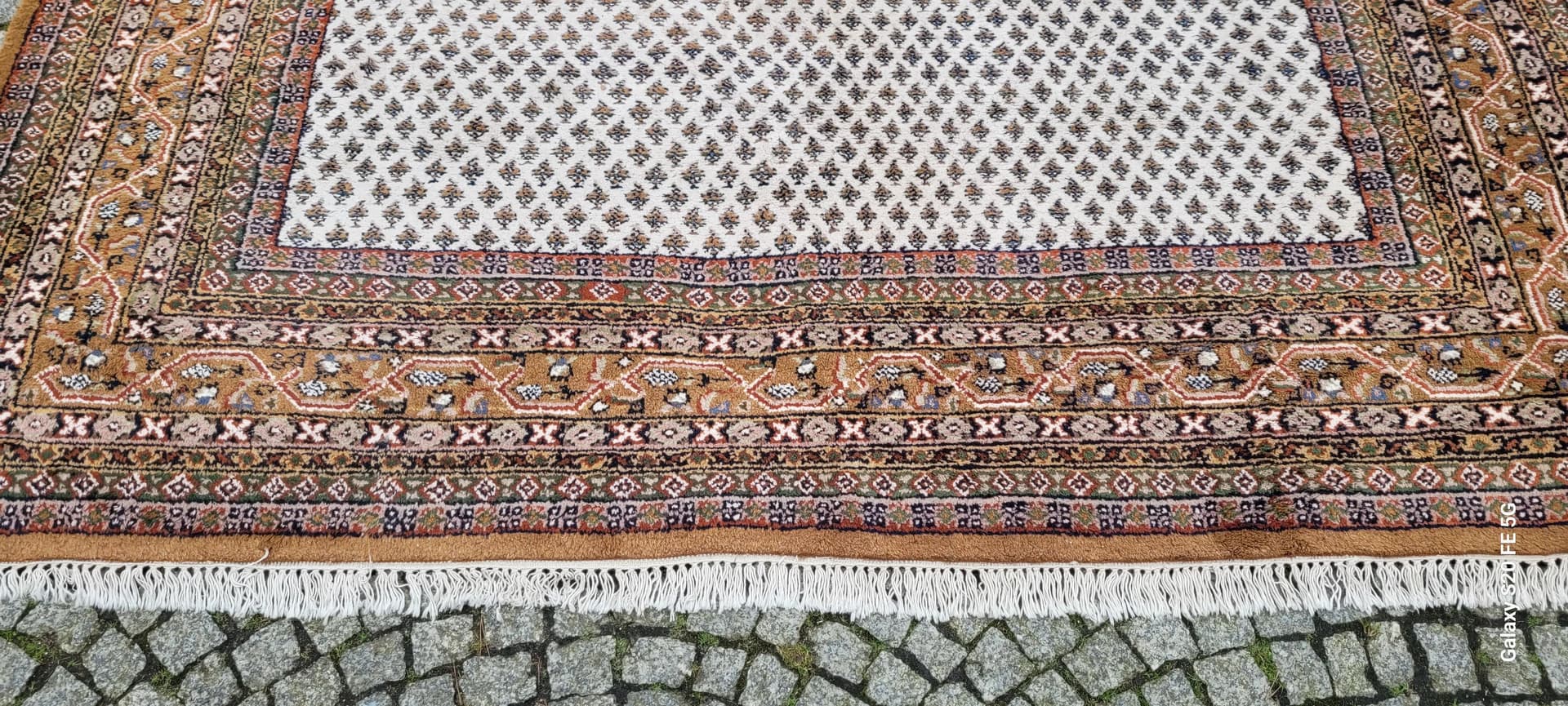 Dywan Indo Sarough Mir 255x355 cm, beżowy, wełna, Indie - 88686