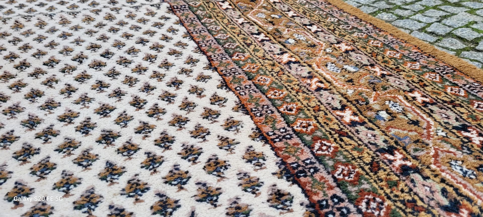 Dywan Indo Sarough Mir 255x355 cm, beżowy, wełna, Indie - 88690