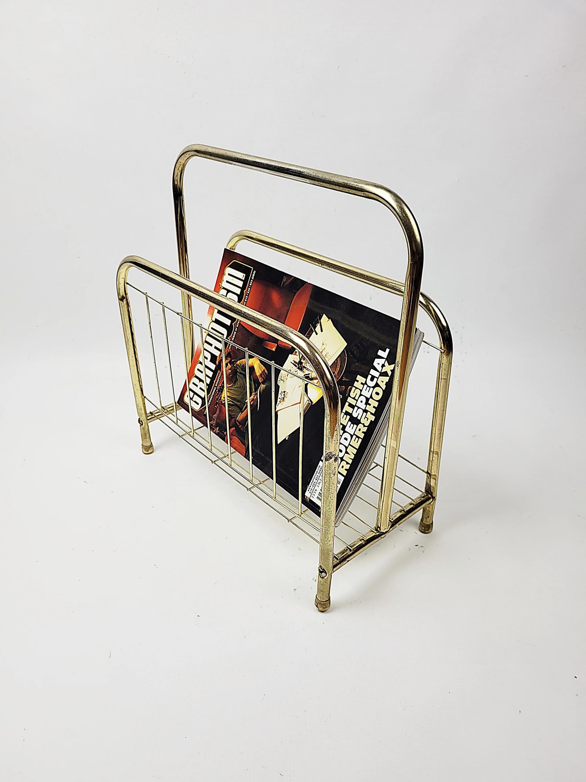 Gazetnik, złoty, metal, Niemcy, lata 80. - 86293