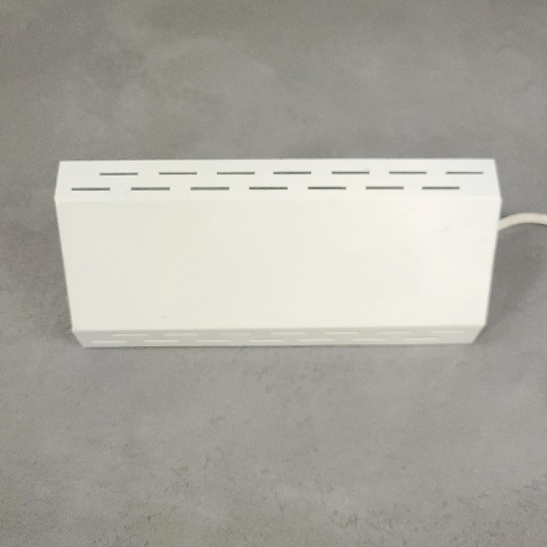 Kinkiet, biały, metal, Szwecja, lata 70. - 86217