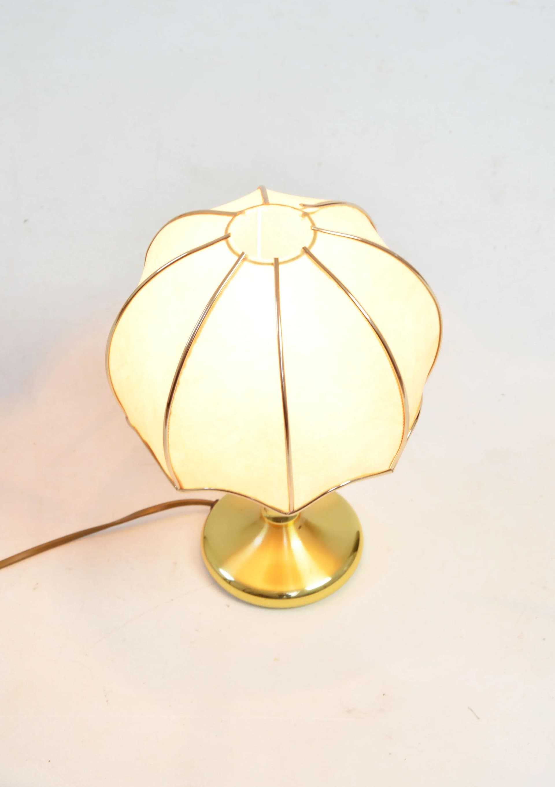 Lampka nocna Space Age, beżowy, plastik, Polska, lata 70. - 86198