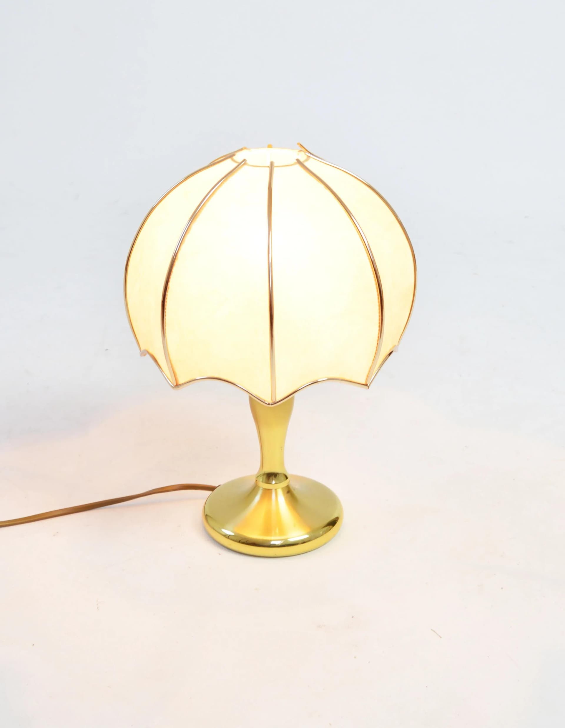 Lampka nocna Space Age, beżowy, plastik, Polska, lata 70. - 86196