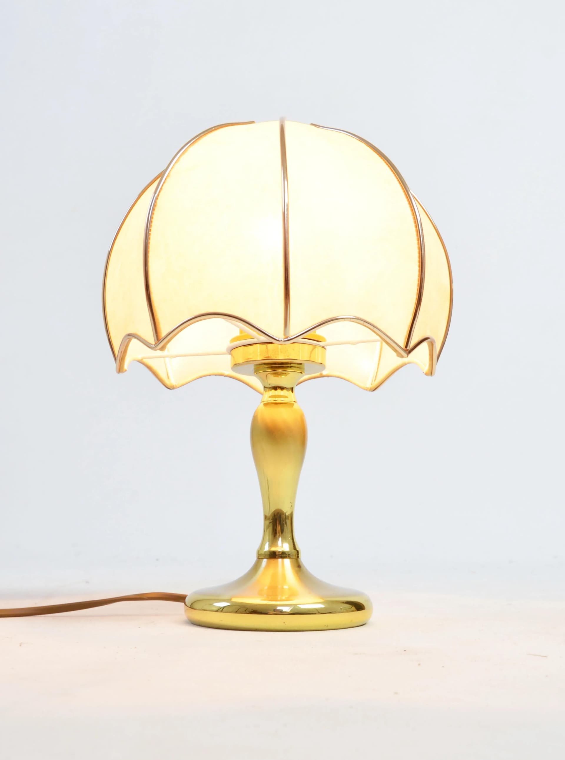 Lampka nocna Space Age, beżowy, plastik, Polska, lata 70. - 86195